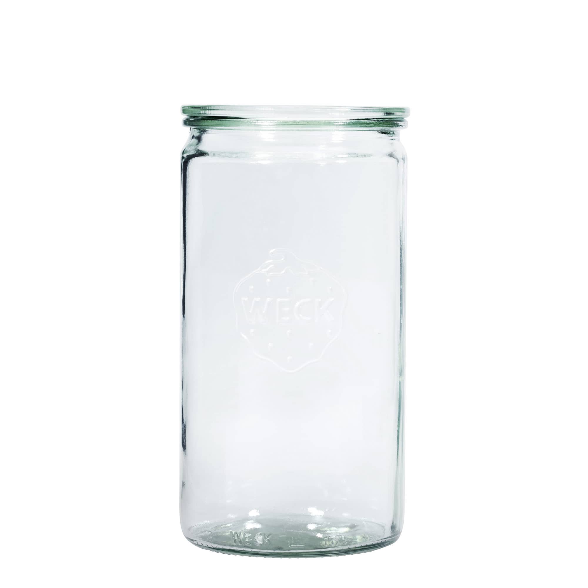 1.575 ml WECK-hengeres üveg, nyílás: kerek perem