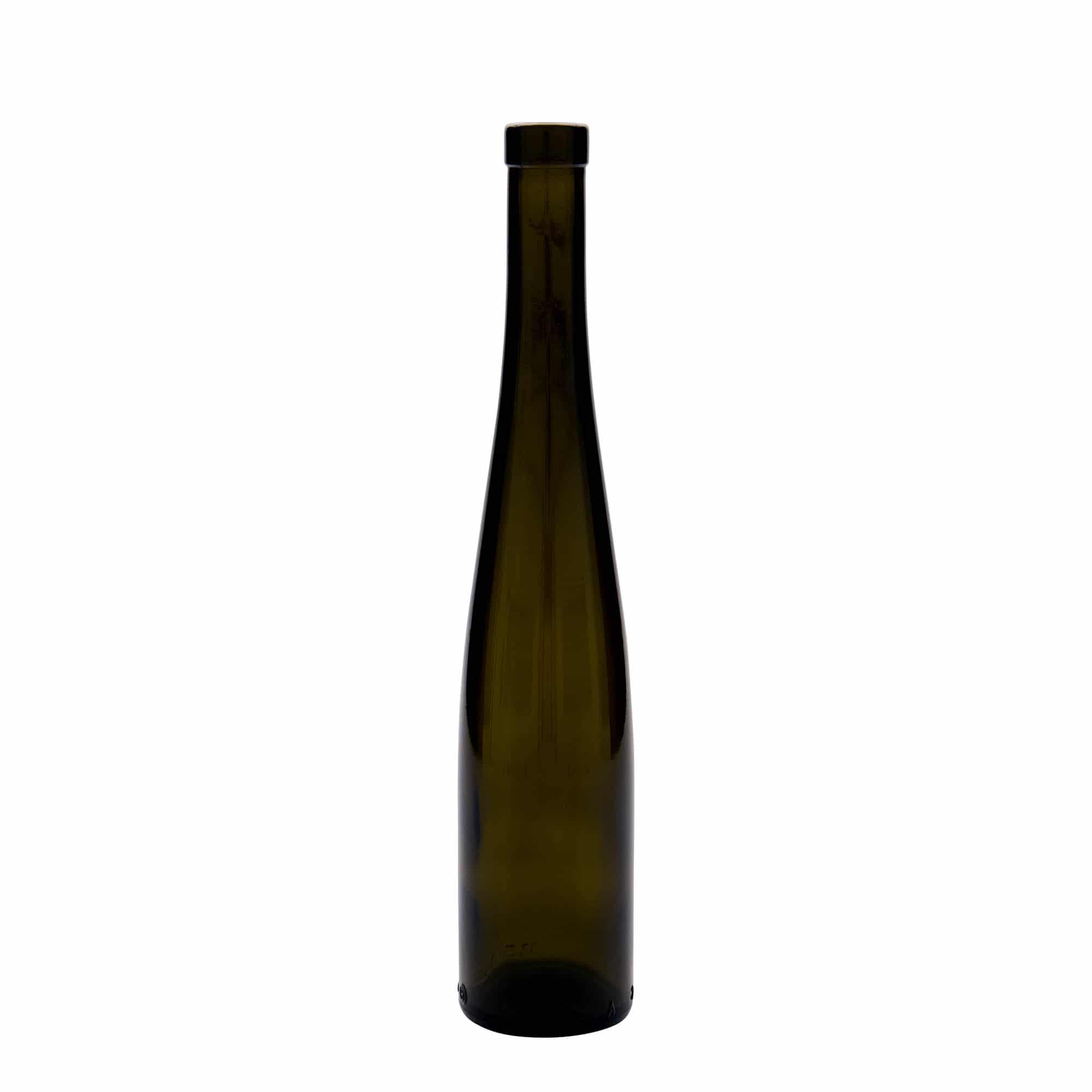 375 ml üvegpalack 'Weinschlegel', antikzöld, nyílás: parafa