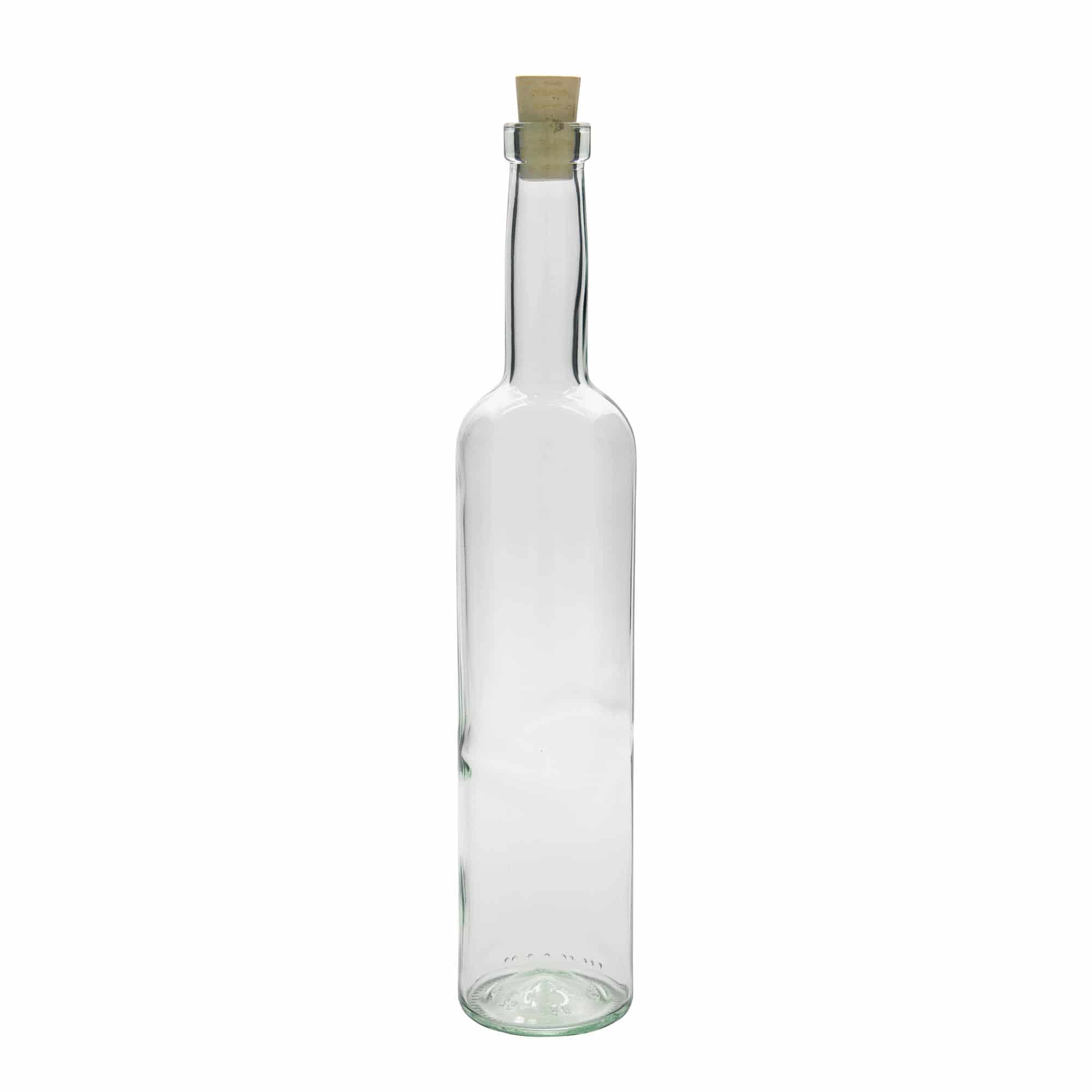 500 ml üvegpalack 'Bordeaux', nyak: parafa