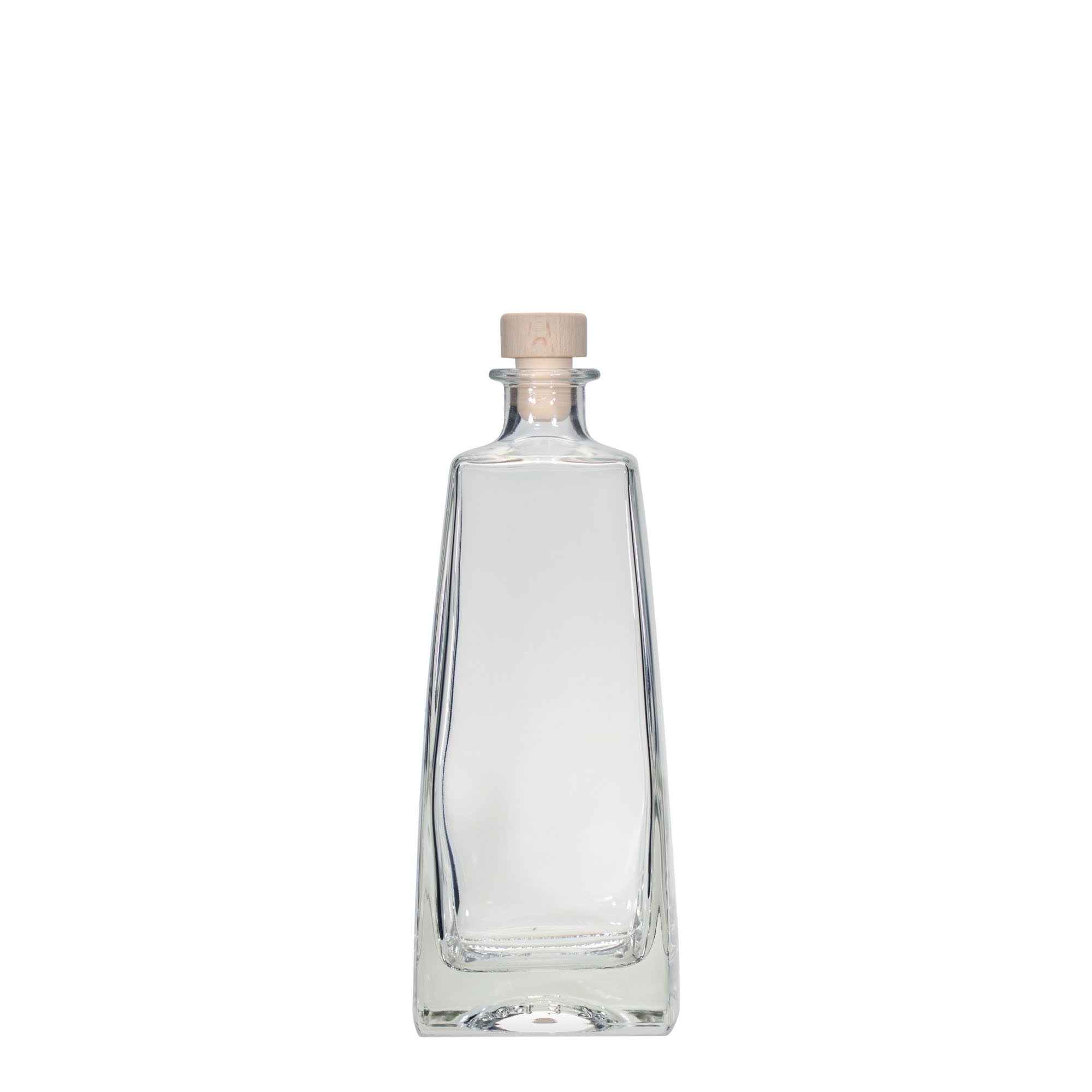 700 ml üveges palack 'Timmy', téglalap alakú, nyílás: parafa 700 ml üveges palack 'Timmy', téglalap alakú, nyílás: parafa