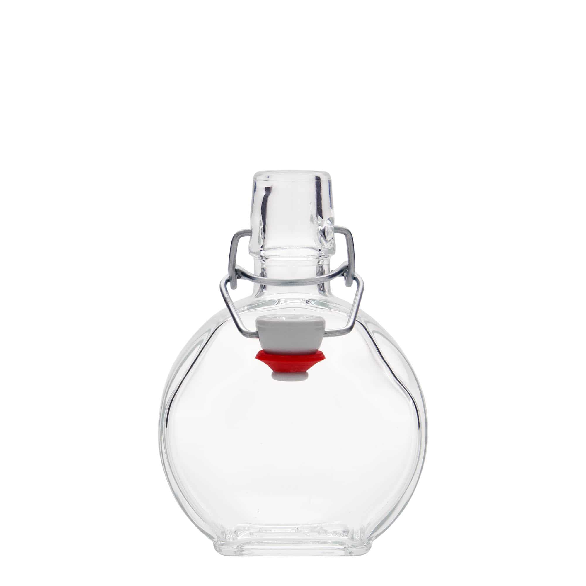 200 ml-es üvegpalack 'Sensatione', négyszögletű, szájnyílás: csatos zár 200 ml-es üvegpalack 'Sensatione', négyszögletű, szájnyílás: csatos zár