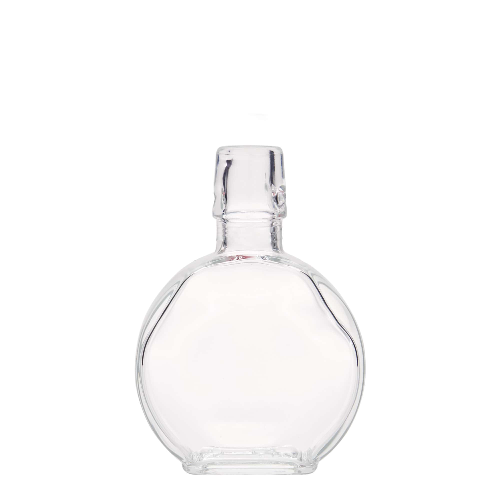 200 ml üvegpalack 'Sensatione', téglalap alakú, nyílás: patentzár