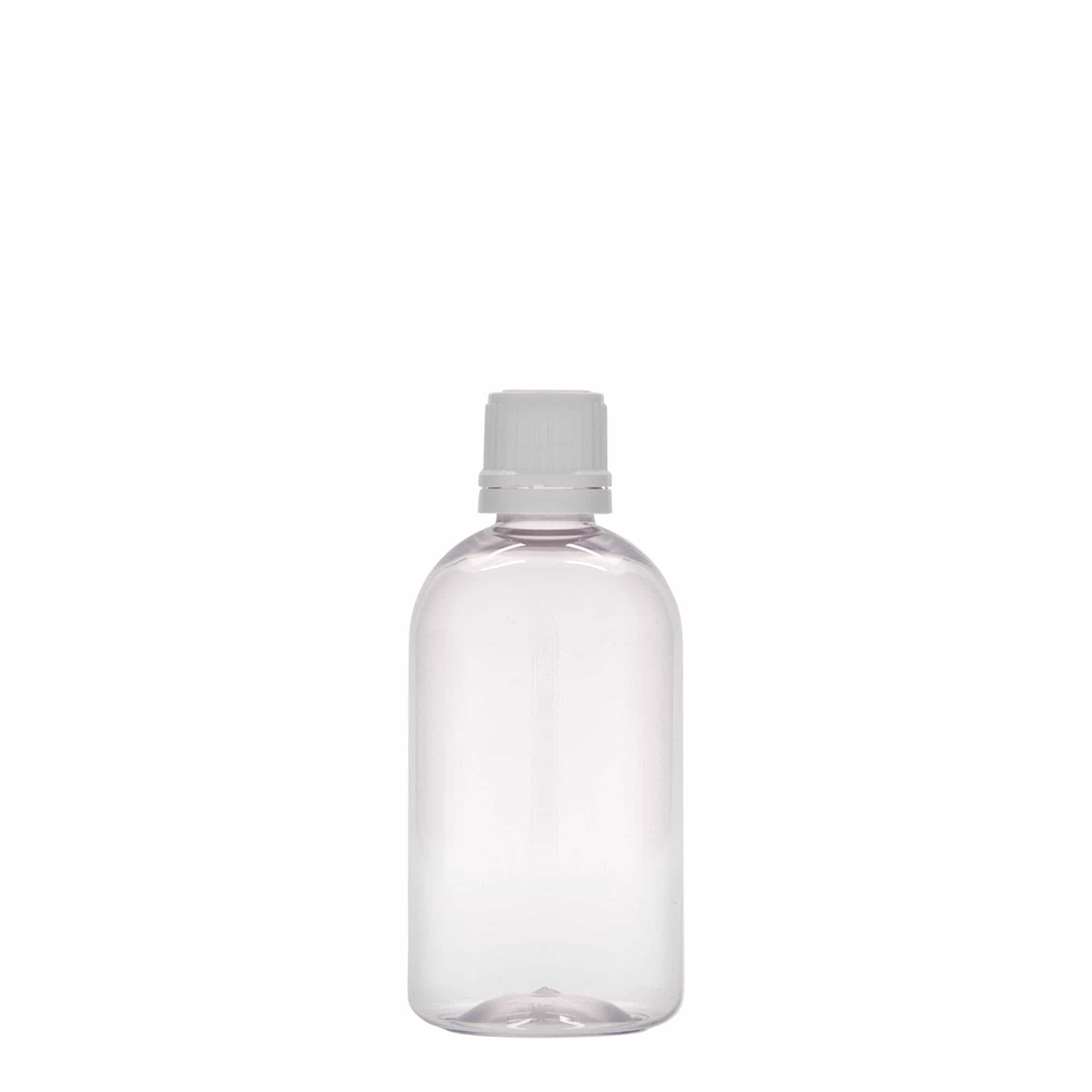 100 ml PET orvosi üveg 'Easy Living', műanyag, nyílás: DIN 18
