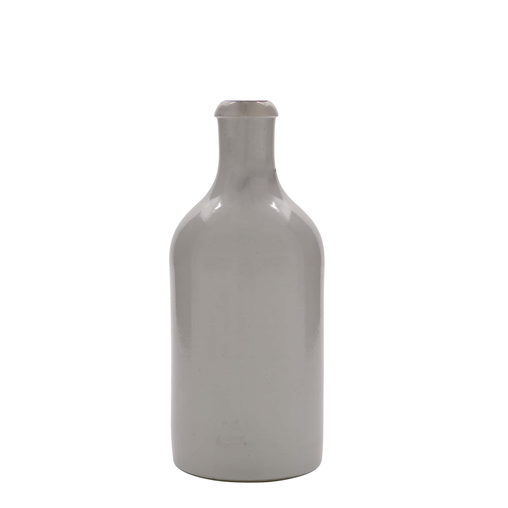 500 ml-es agyagkorsó, kőagyag, fehér, szájnyílás: csatos zár 500 ml-es agyagkorsó, kőagyag, fehér, szájnyílás: csatos zár