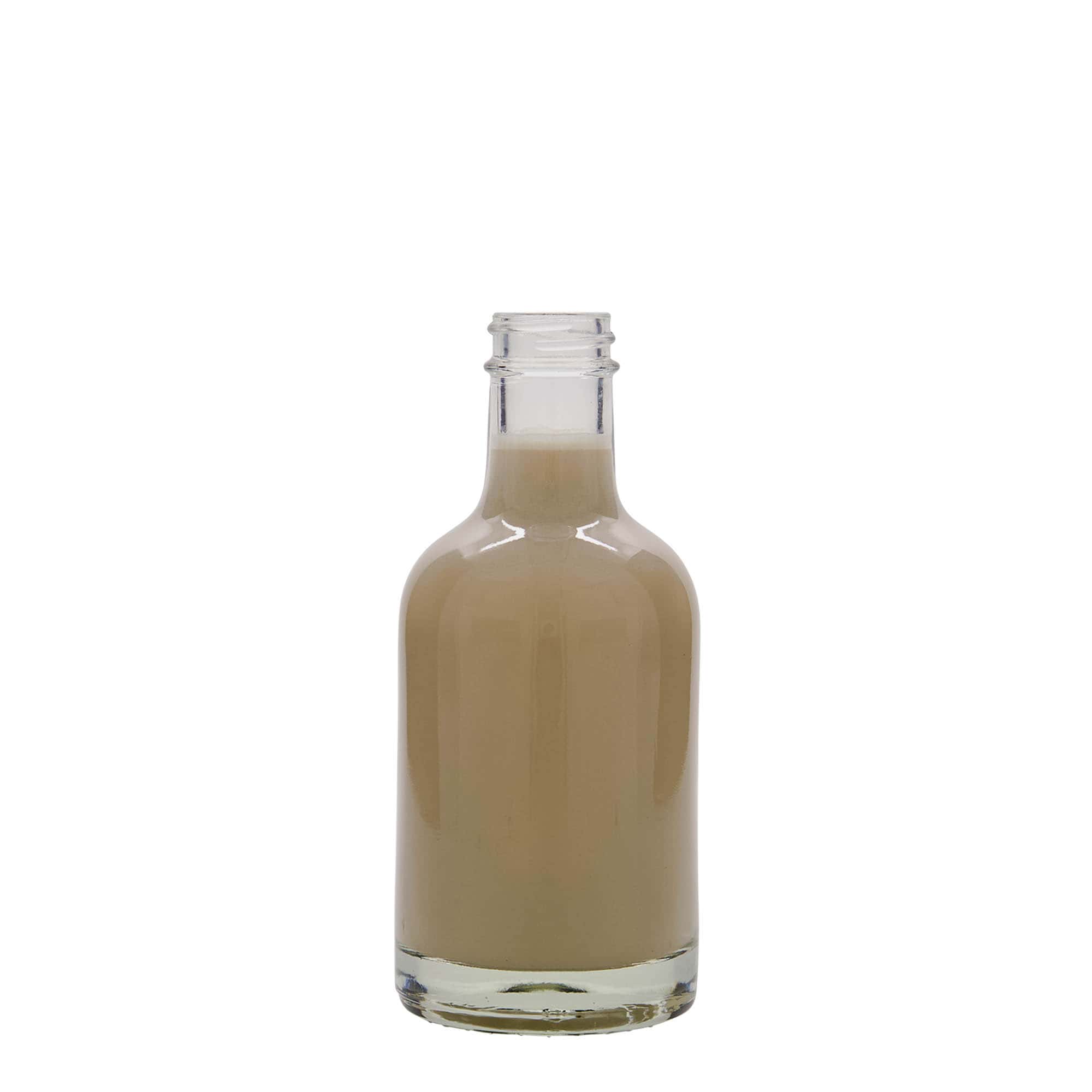 200 ml üvegpalack 'First Class', nyakátmérő: GPI 28