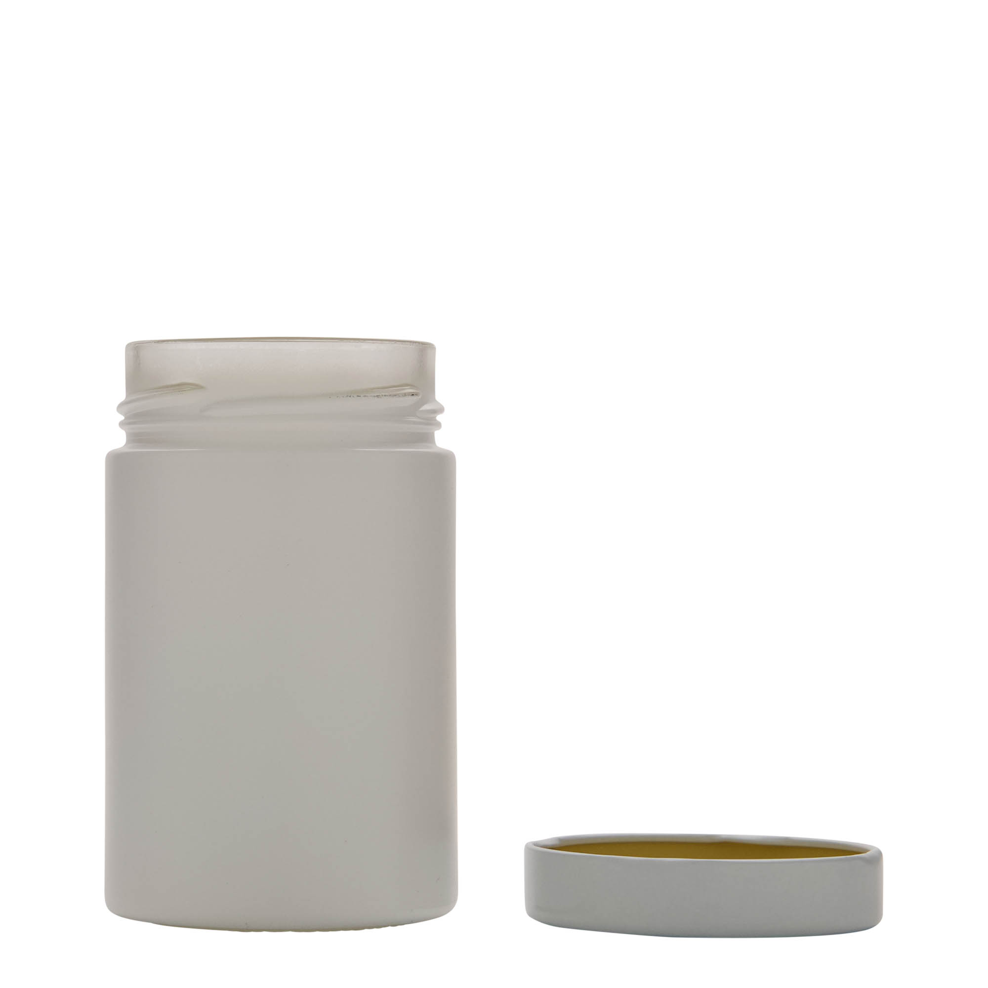 327 ml kerek üveg 'Aurora', fehér, száj: Deep-Twist-Off (DTO 66)