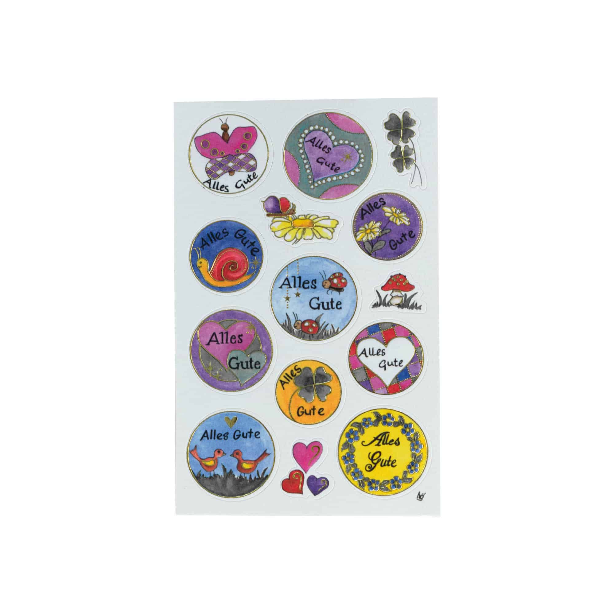 Zweckform matrica „Minden jót”, többszínű Zweckform matrica „Minden jót”, többszínű