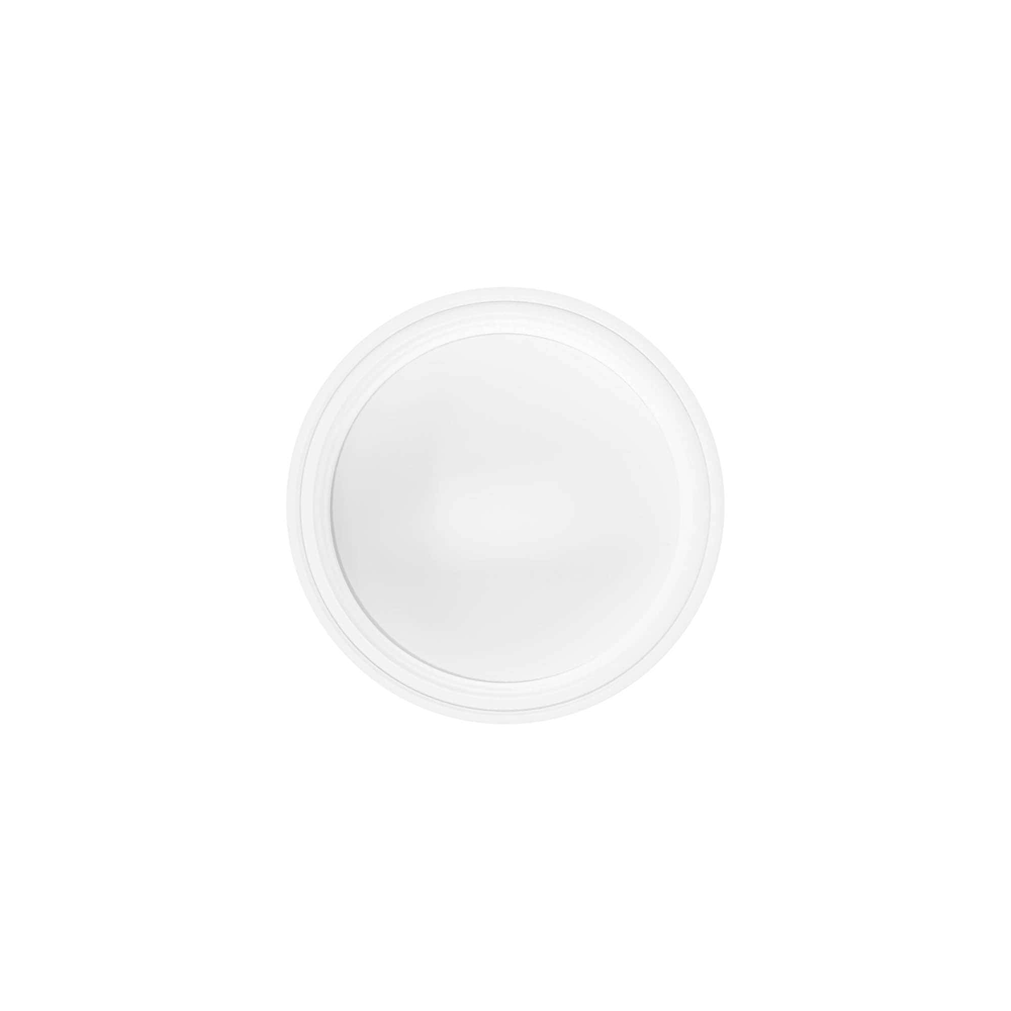 Csavarzár 50 ml, SAN-műanyag, fehér