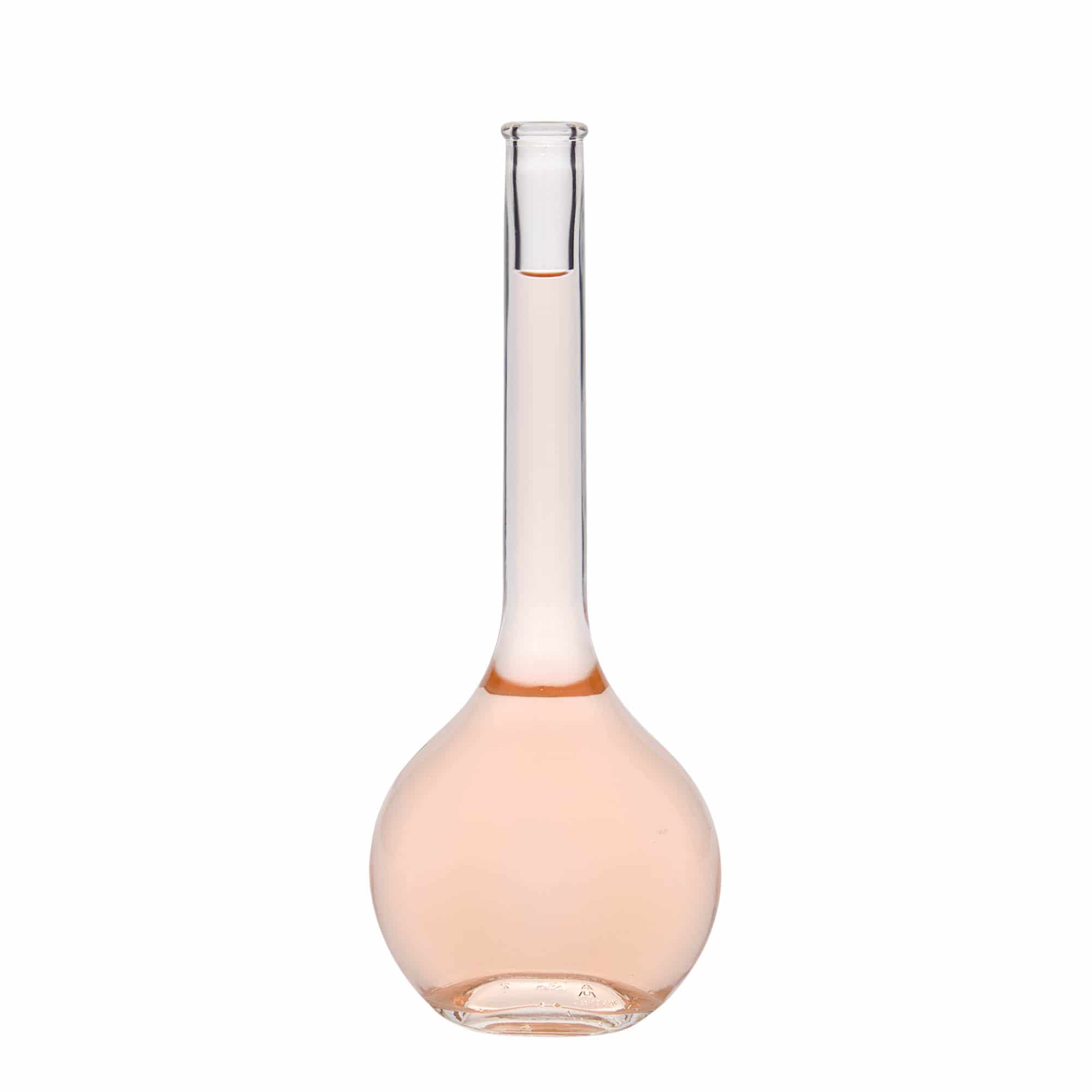 500 ml üvegpalack 'Contessa', ovális, nyílás: parafa