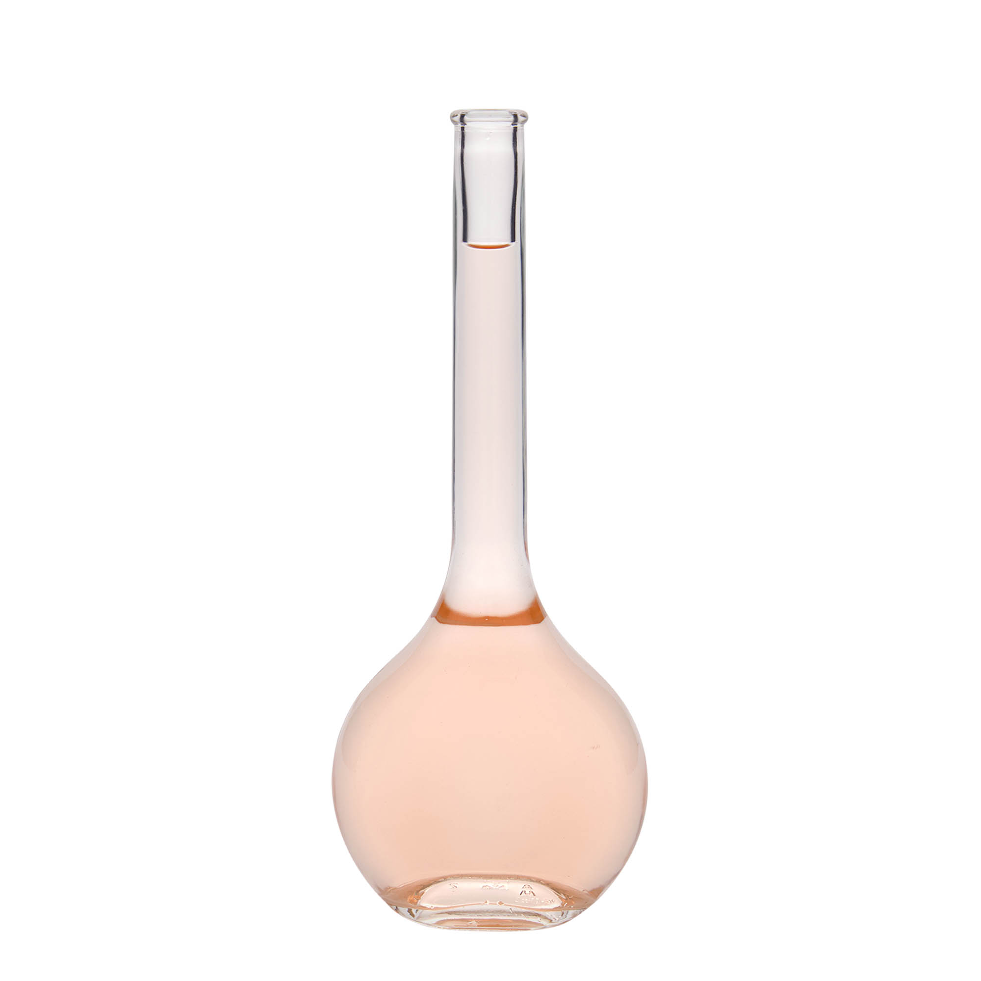 500 ml üvegpalack 'Contessa', ovális, nyílás: parafa