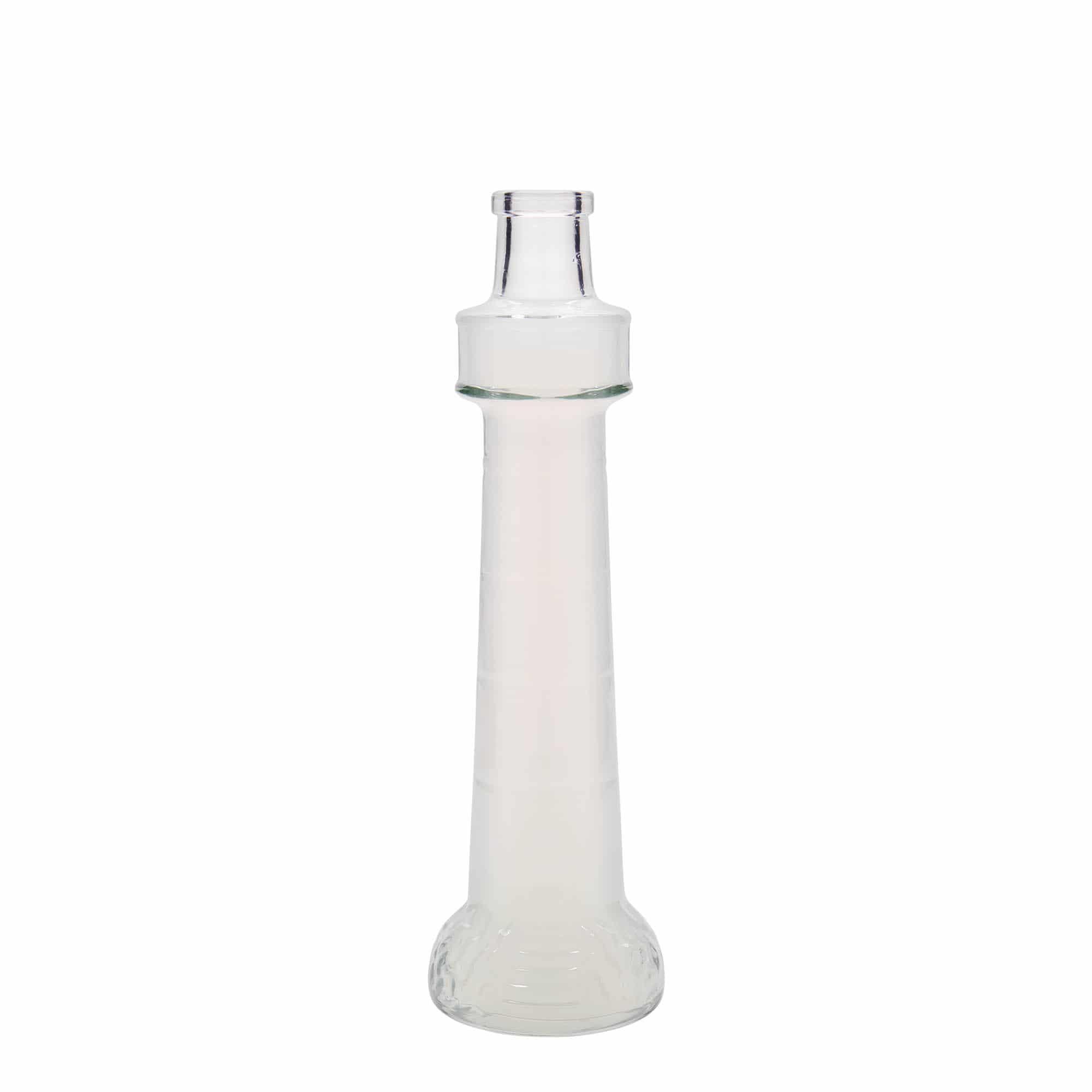 200 ml-es üvegpalack 'Leuchtturm', szájnyílás: parafadugó