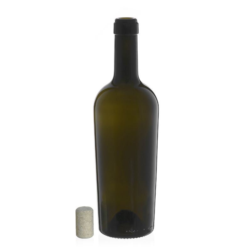 750 ml borosüveg 'Imperiale', antikzöld, száj: parafa 750 ml borosüveg 'Imperiale', antikzöld, száj: parafa