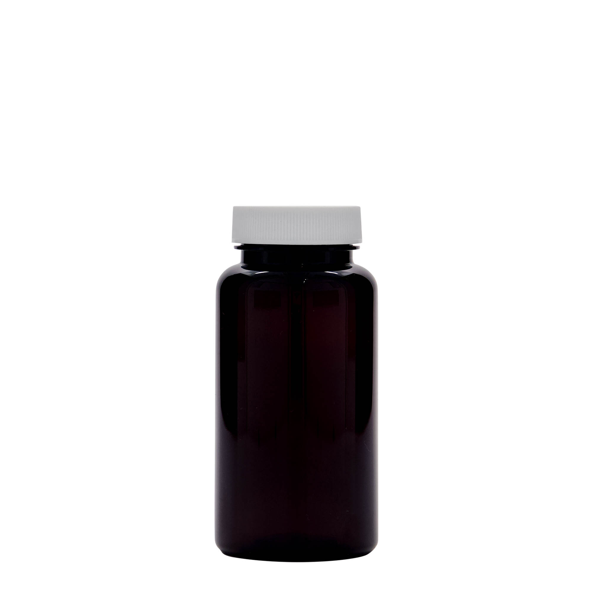 150 ml-es PET-flakon, műanyag, barna, szájnyílás: GPI 38/400