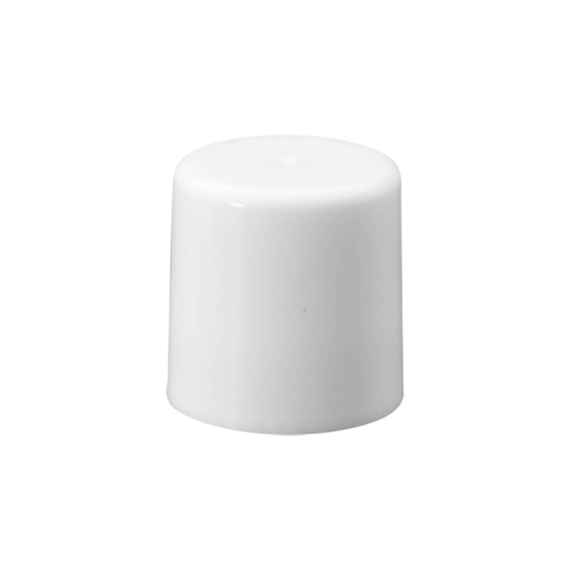 Sapka 50 ml-es roll-on üveghez, PP műanyag, fehér, nyíláshoz: csavarzár Sapka 50 ml-es roll-on üveghez, PP műanyag, fehér, nyíláshoz: csavarzár