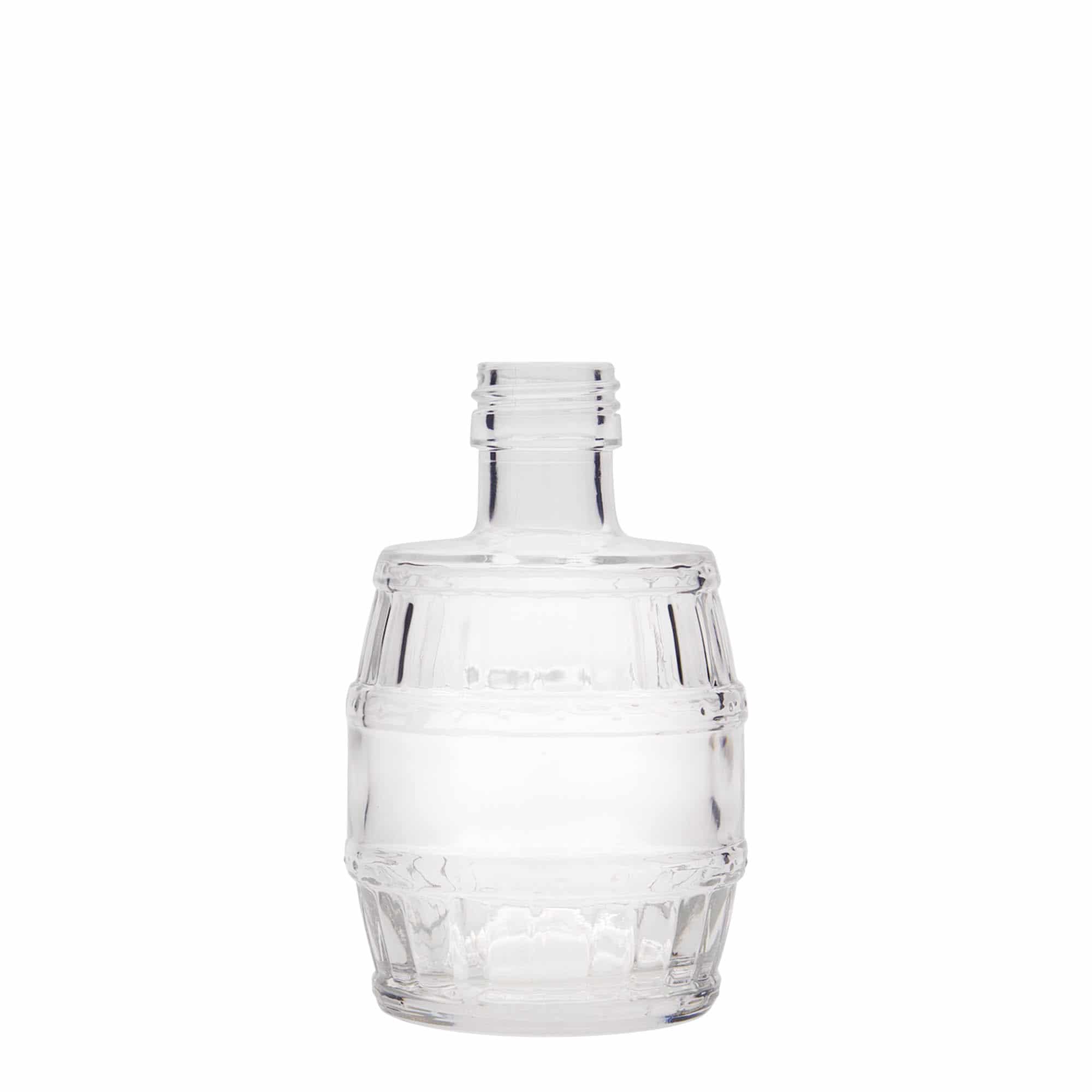 200 ml-es üvegpalack 'Fass', szájnyílás: PP 28 200 ml-es üvegpalack 'Fass', szájnyílás: PP 28