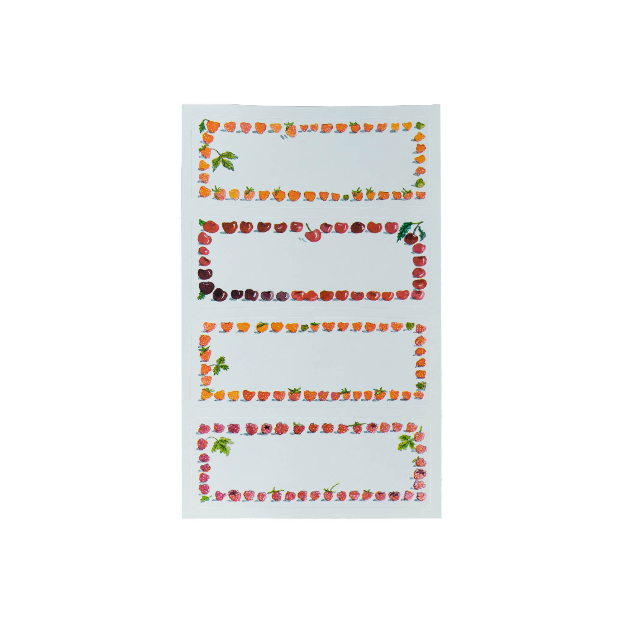 Zweckform címkék 'Gyümölcs-keret', téglalap alakú, papír, többszínű Zweckform címkék 'Gyümölcs-keret', téglalap alakú, papír, többszínű