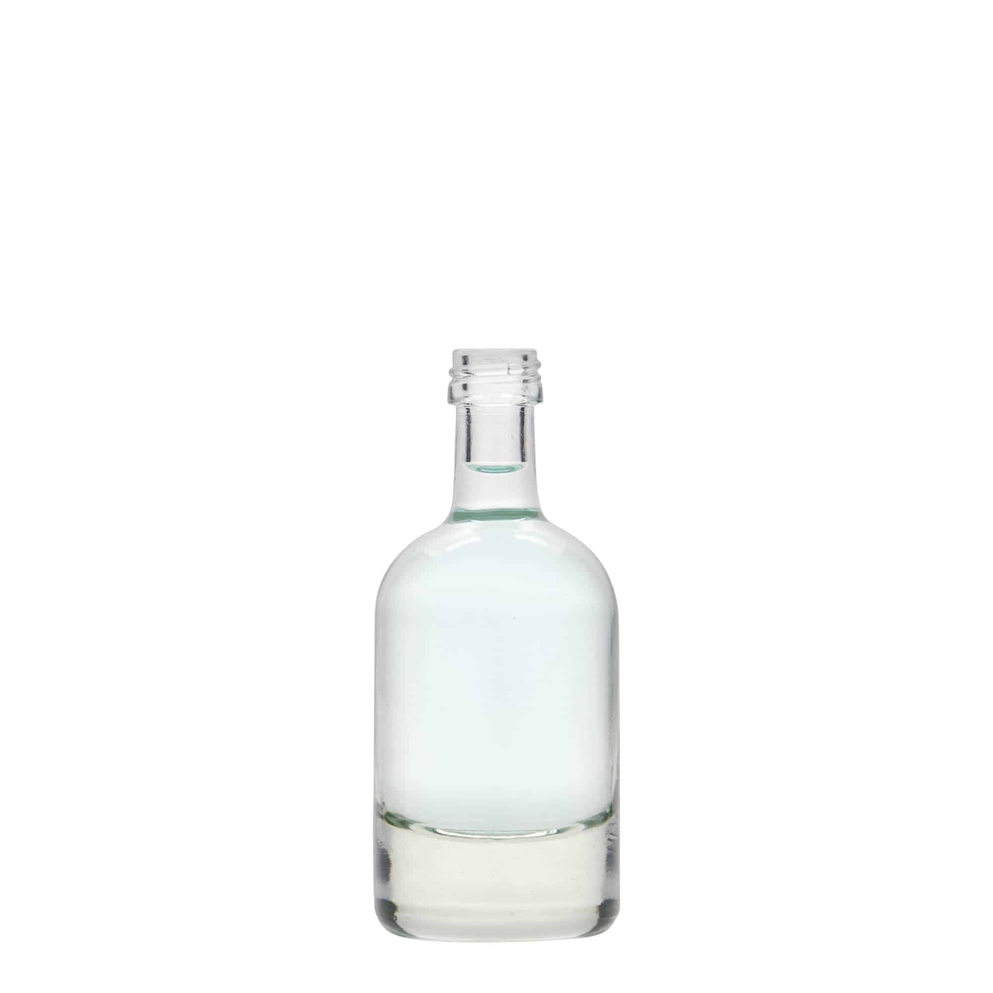 50 ml üvegpalack 'Linea Uno', nyak: PP 18