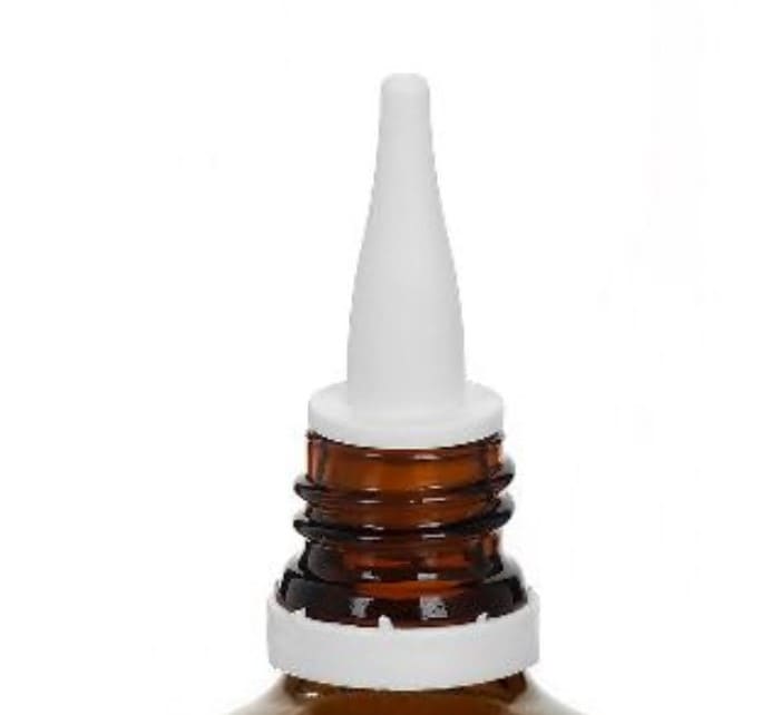 Csavaros záróelem applikátorral, PE műanyag, fehér, nyílásra: DIN 18 Csavaros záróelem applikátorral, PE műanyag, fehér, nyílásra: DIN 18