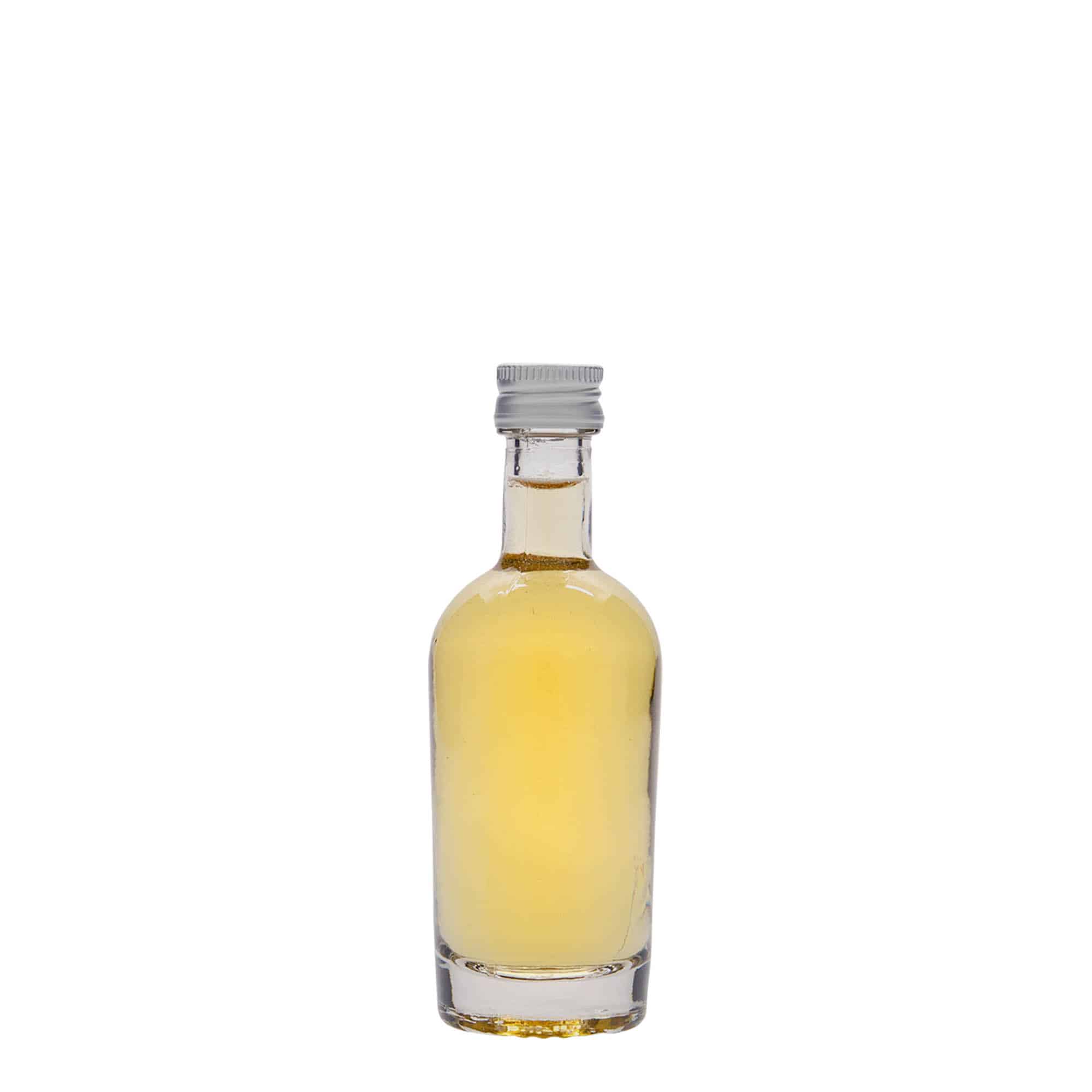 50 ml-es üvegpalack 'Pepe', szájnyílás: PP 18