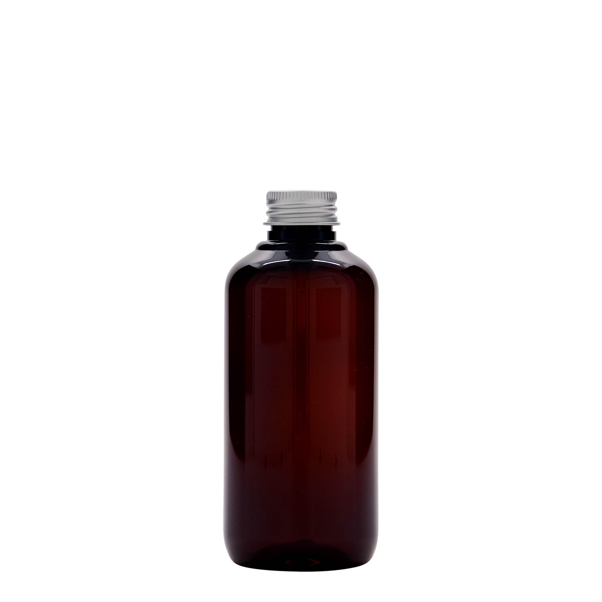 200 ml újrahasznosított műanyag palack 'Victor's Best', PCR, barna, nyílás: 24/410
