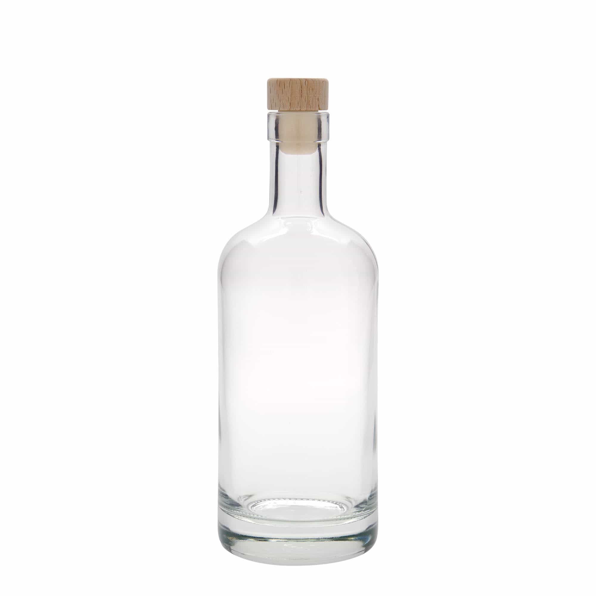 500 ml üvegpalack 'Linea Uno', nyílás: parafa