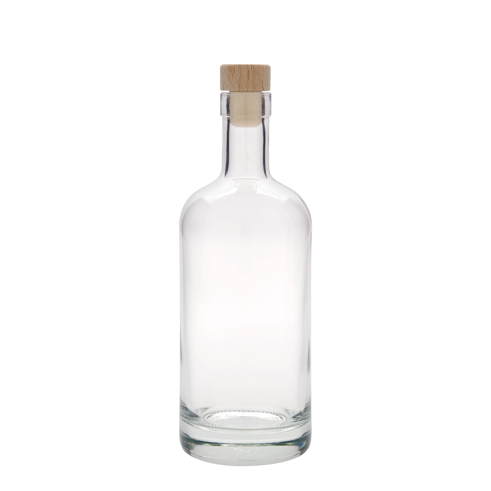 500 ml üvegpalack 'Linea Uno', nyílás: parafa
