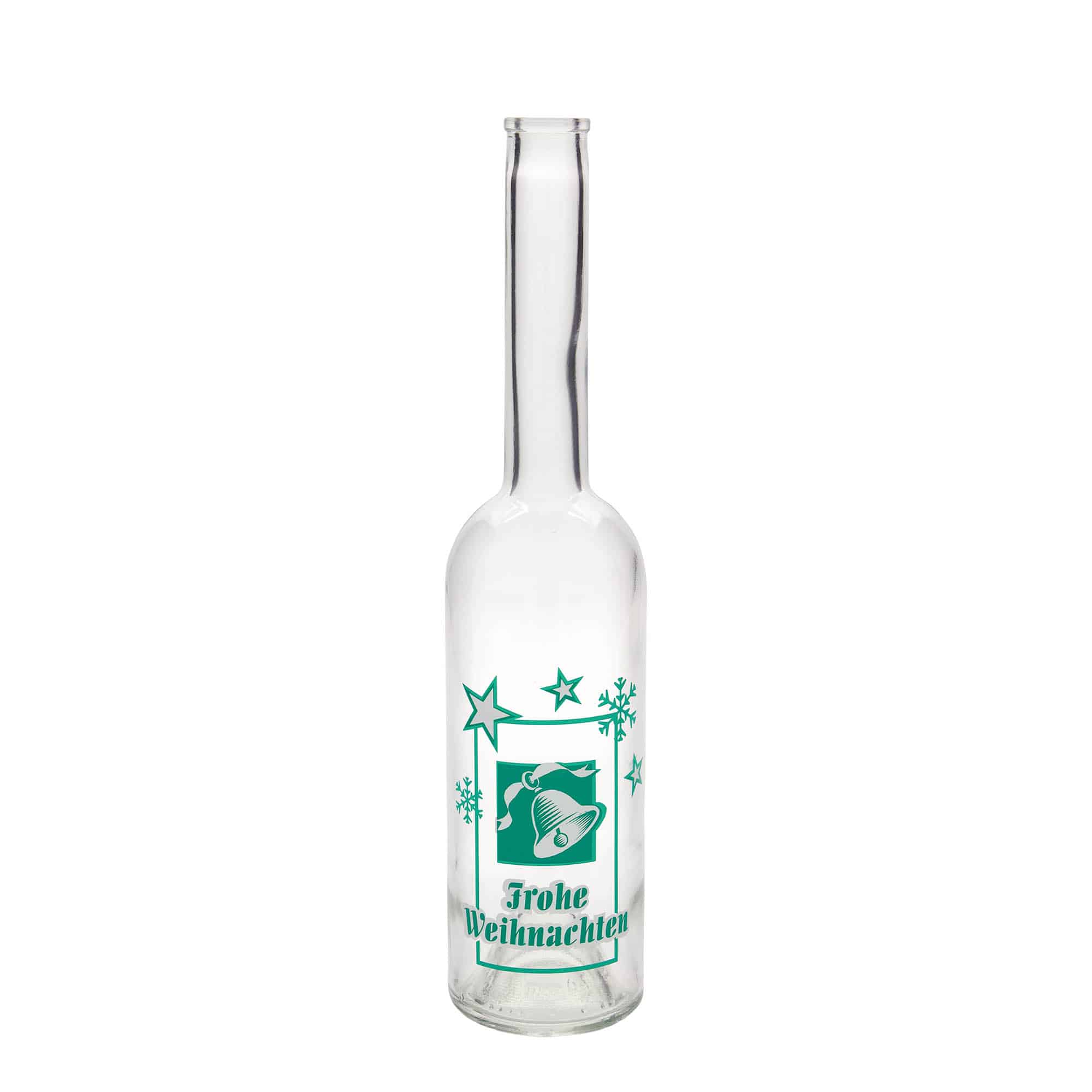 500 ml üvegpalack 'Opera', motívum: Boldog Karácsonyt, nyílás: parafa