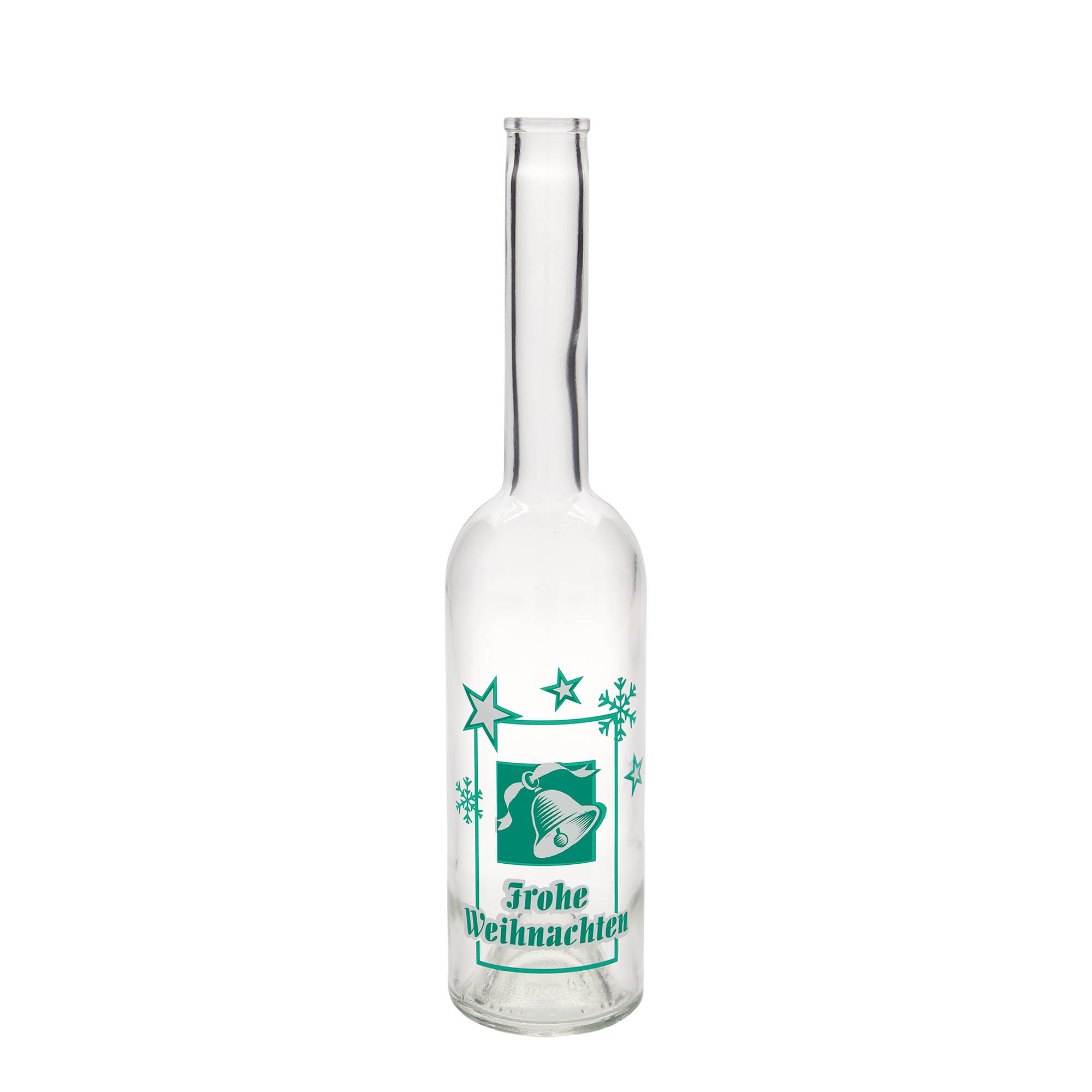 500 ml üvegpalack 'Opera', motívum: Boldog Karácsonyt, nyílás: parafa
