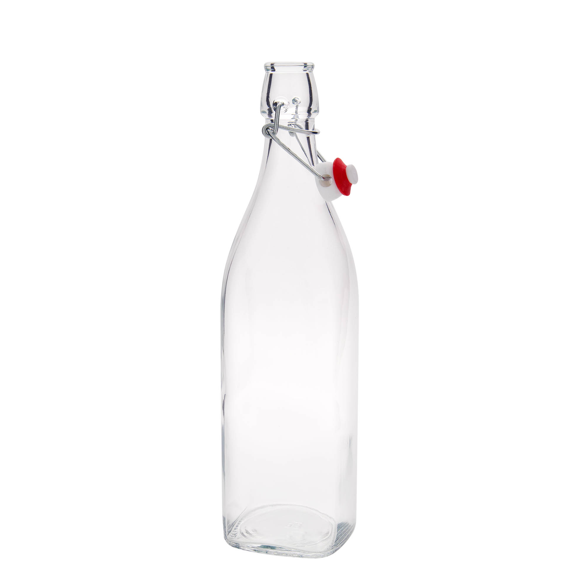 1.000 ml üvegpalack 'Swing, négyzet alakú, nyílás: patentzár'