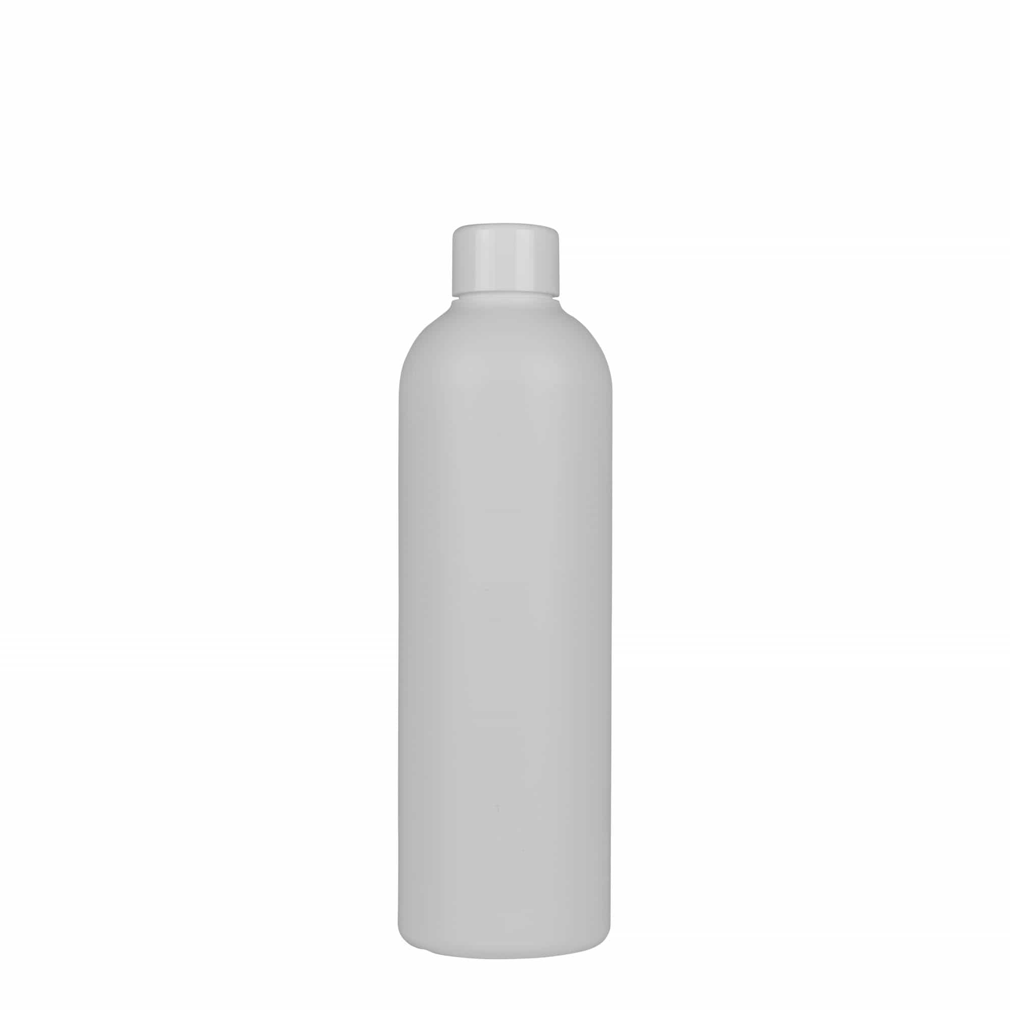 300 ml műanyag palack 'Tuffy', HDPE, fehér, nyakméret: 24/410