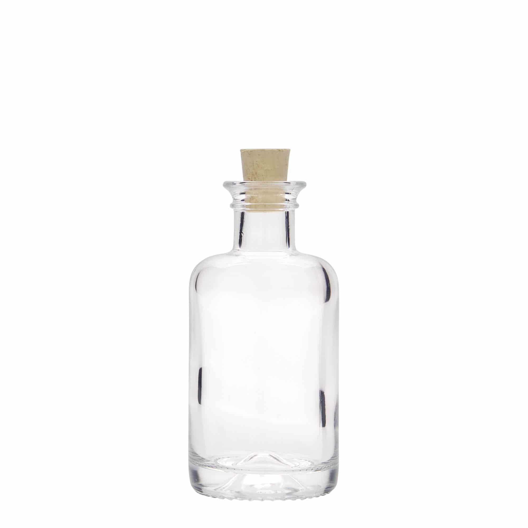 100 ml üvegcső, patikárius, nyílás: parafa