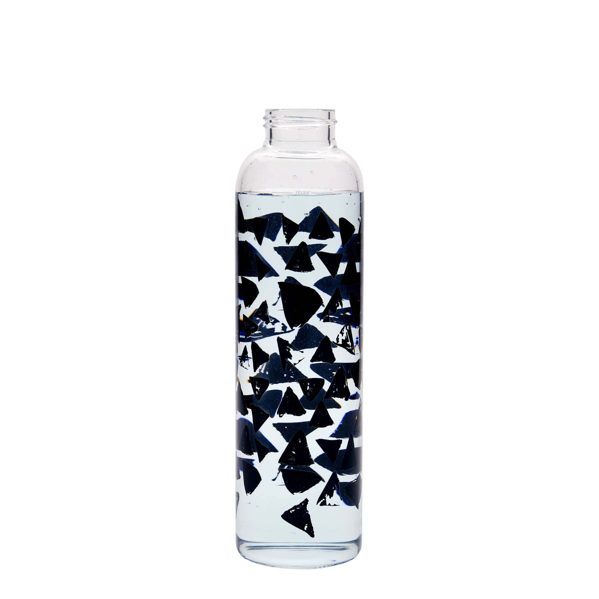 500 ml ivópalack 'Perseus - Fekete háromszögek', nyílás: csavarzár 500 ml ivópalack 'Perseus - Fekete háromszögek', nyílás: csavarzár
