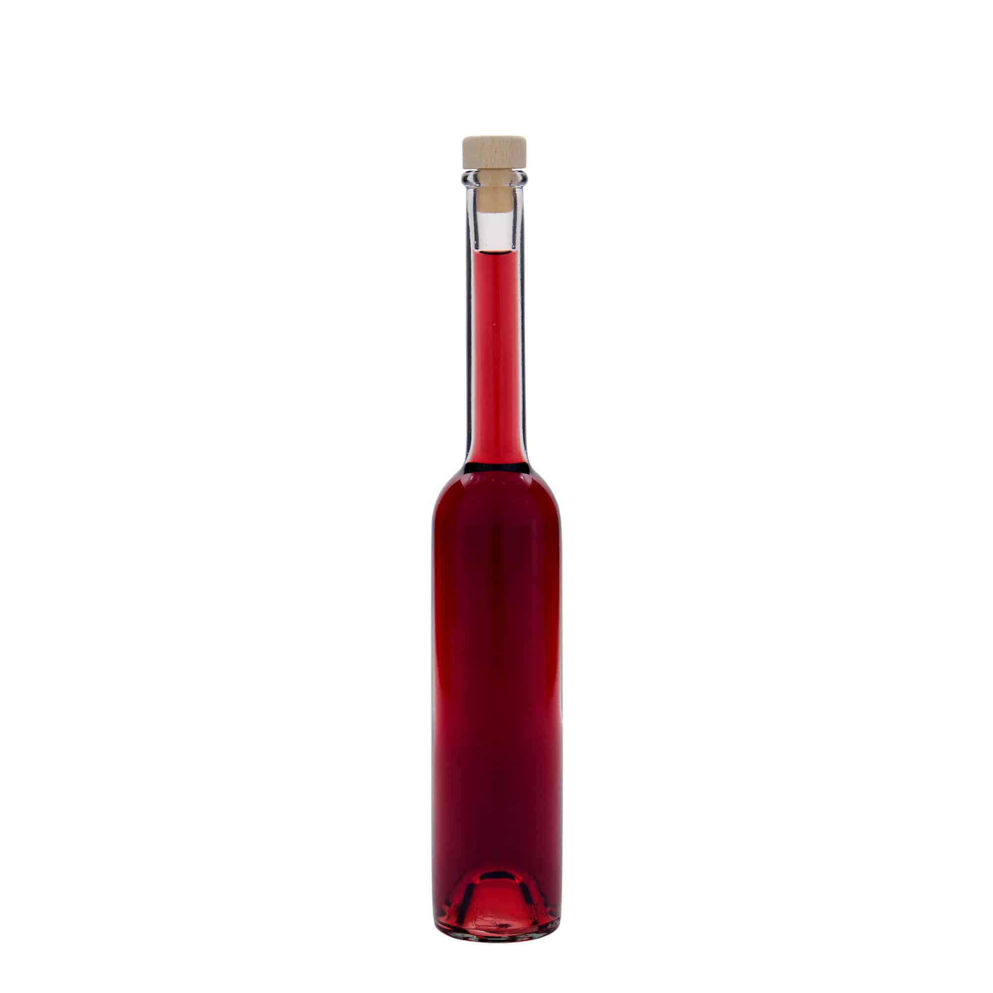 100 ml-es üvegpalack 'Platina', szájnyílás: parafadugó