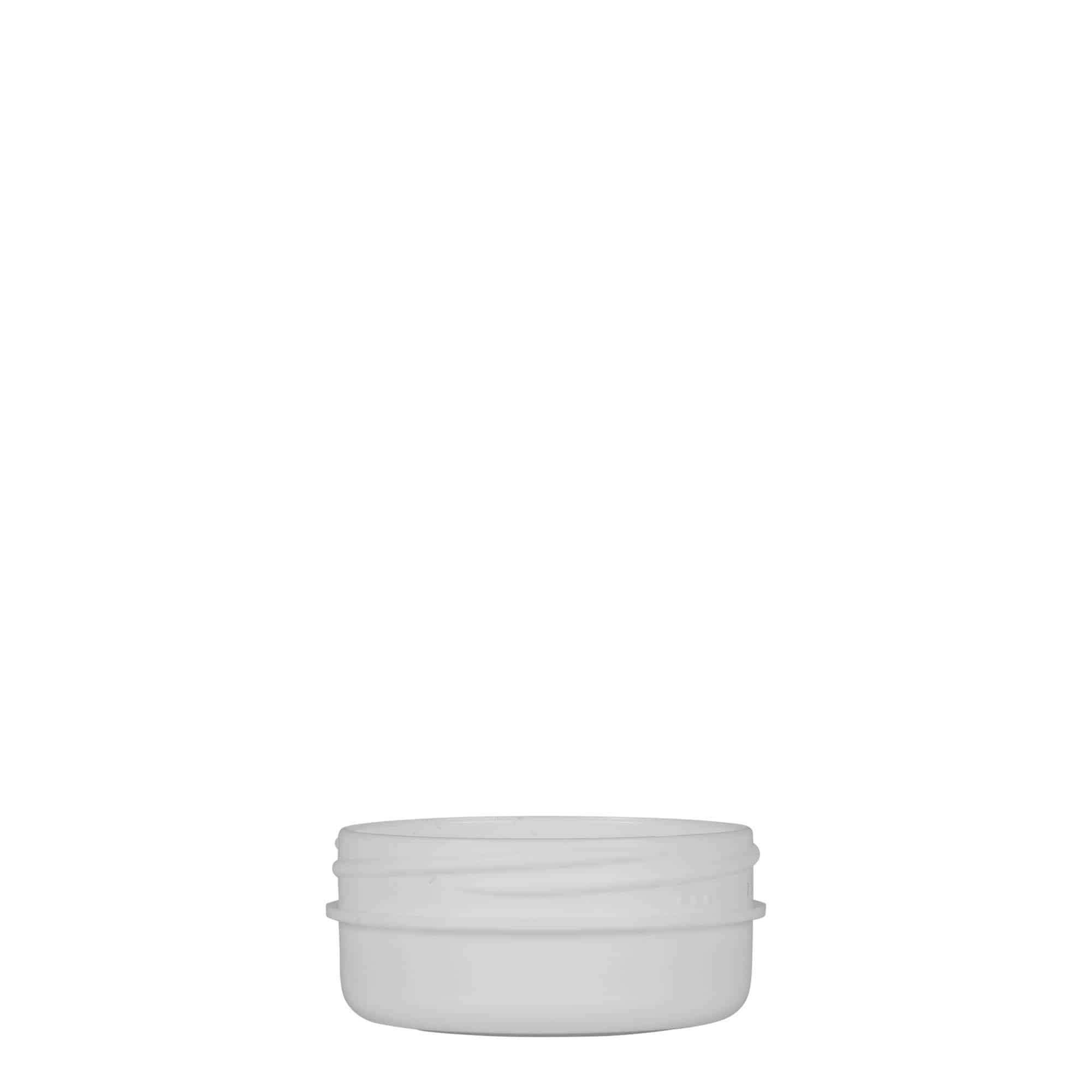 12 ml műanyag doboz 'White Line', PP, fehér, nyílás: csavarzár