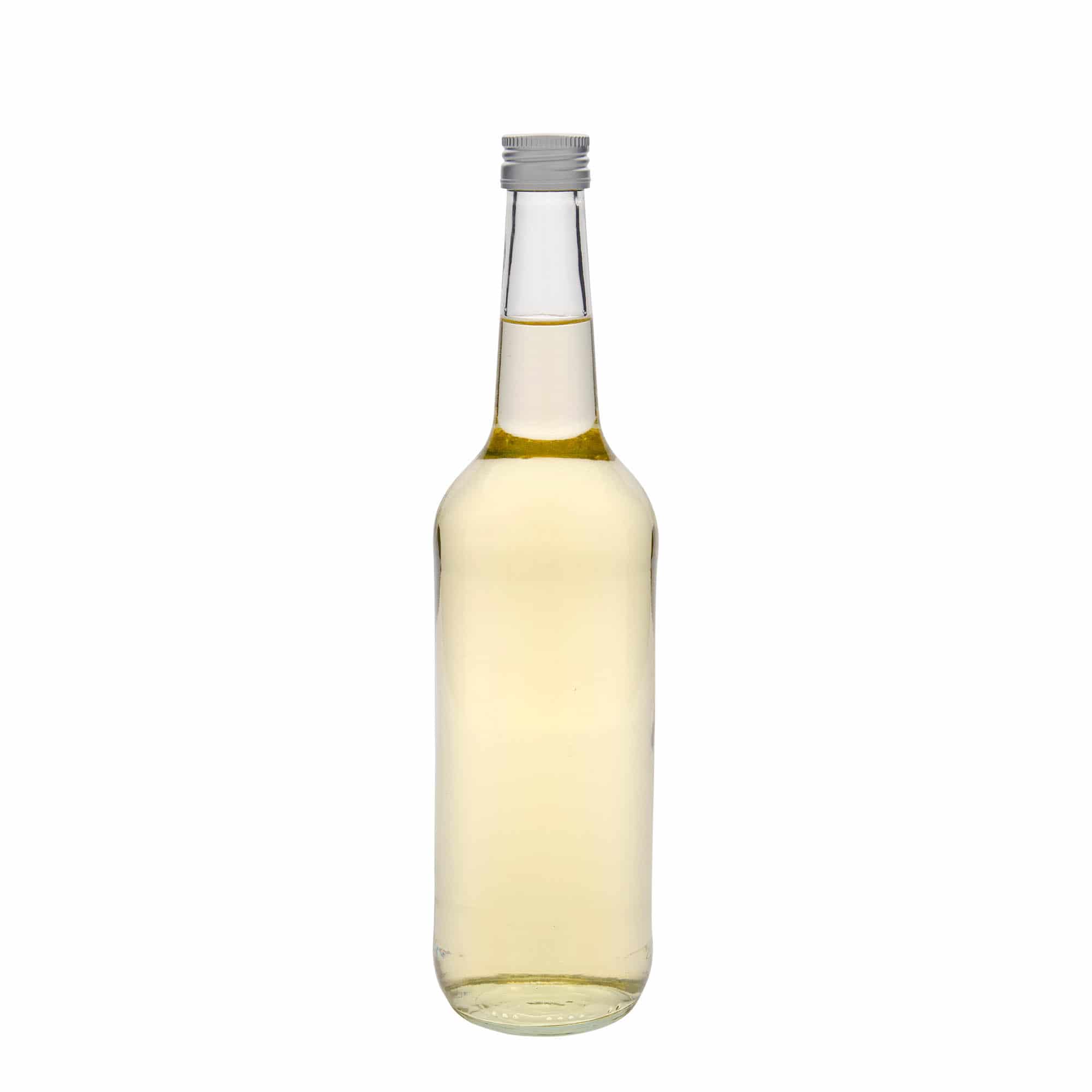 700 ml-es üvegpalack egyenes nyakú, szájnyílás: PP 28