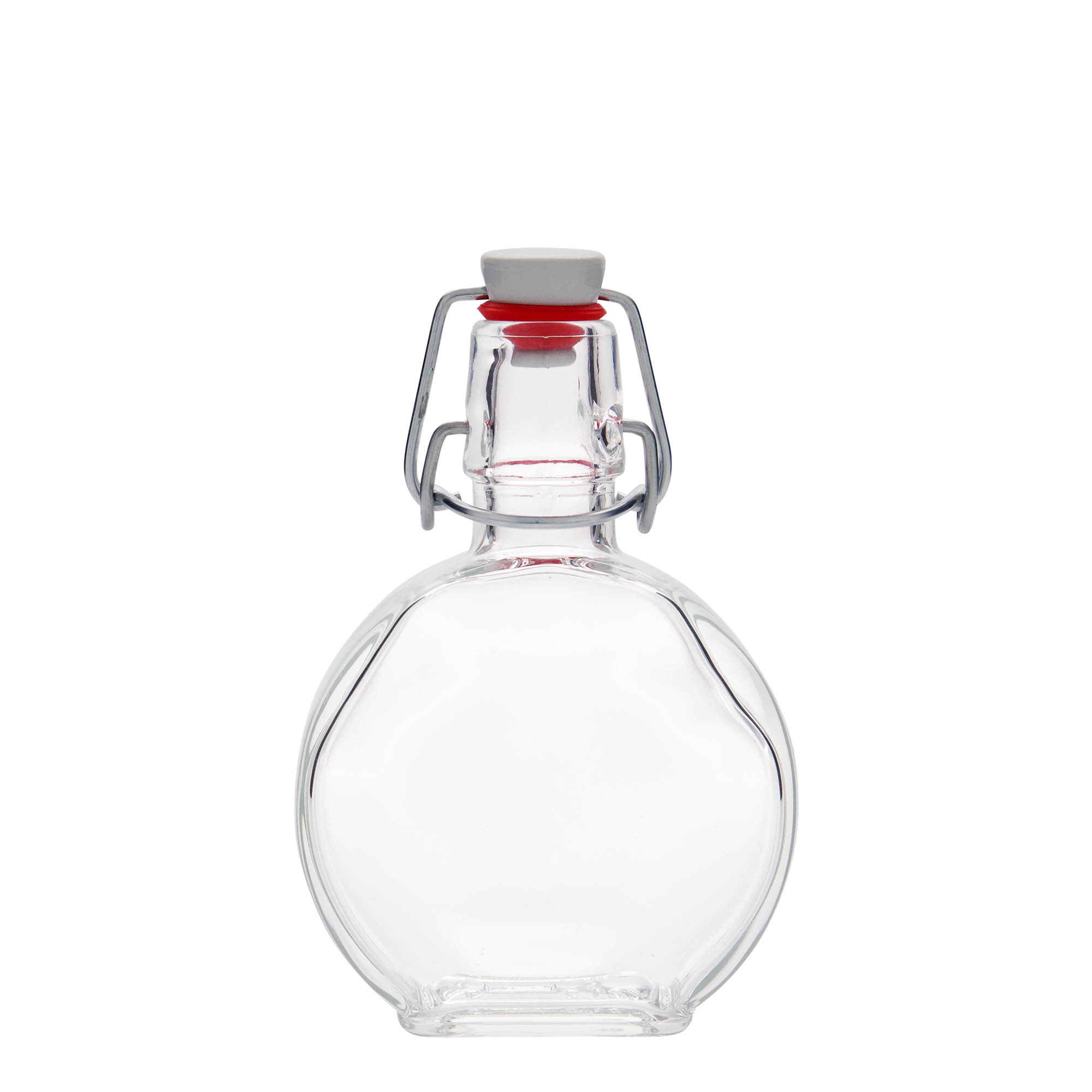 200 ml üvegpalack 'Sensatione', téglalap alakú, nyílás: patentzár