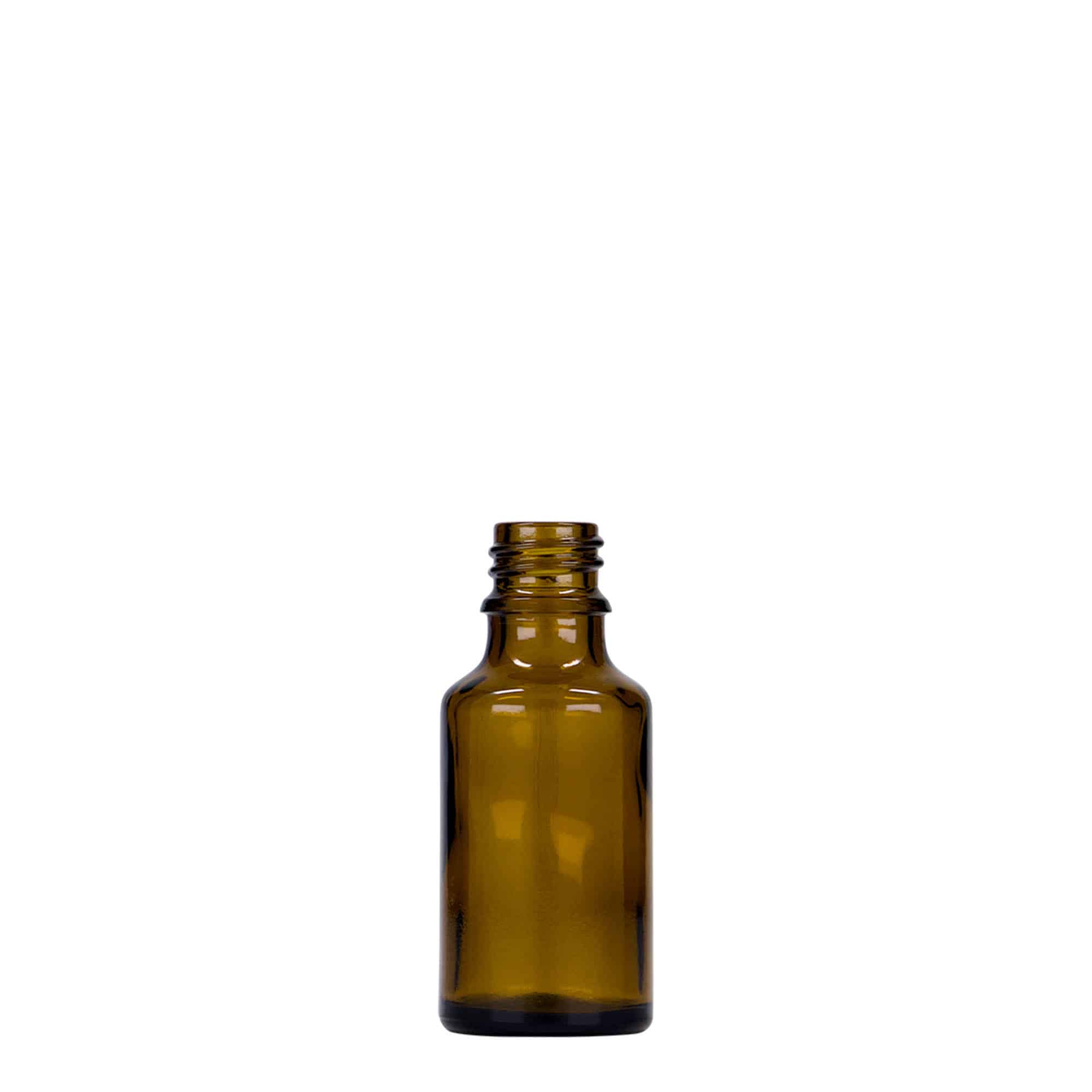 25 ml-es patikai üveg, üveg, barna, szájnyílás: DIN 18 25 ml-es patikai üveg, üveg, barna, szájnyílás: DIN 18