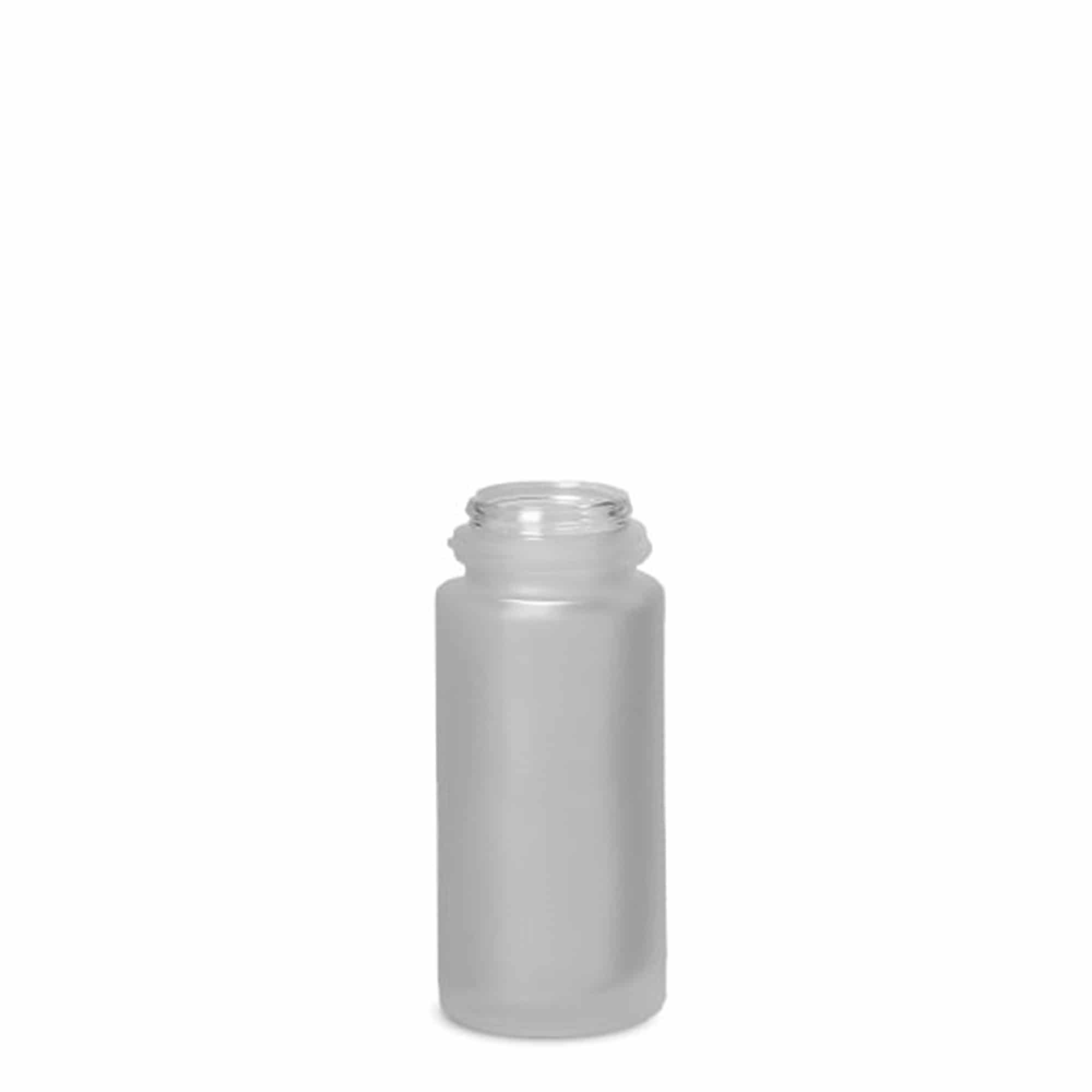 50 ml roll-on üveg, üveg, jegesített, nyílás: csavarzár