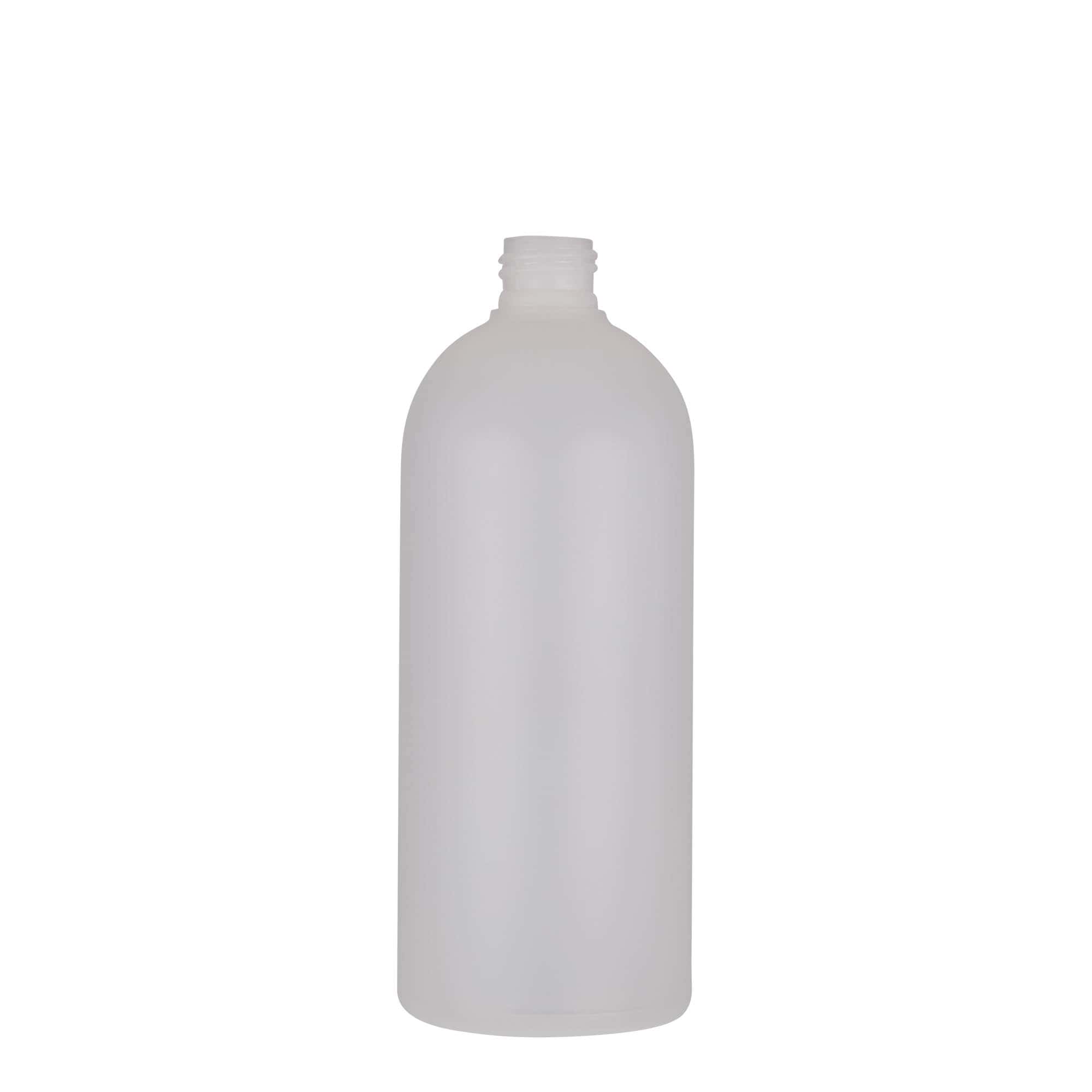 500 ml-es műanyag palack 'Tuffy', HDPE, natúr, szájnyílás: GPI 24/410 500 ml-es műanyag palack 'Tuffy', HDPE, natúr, szájnyílás: GPI 24/410