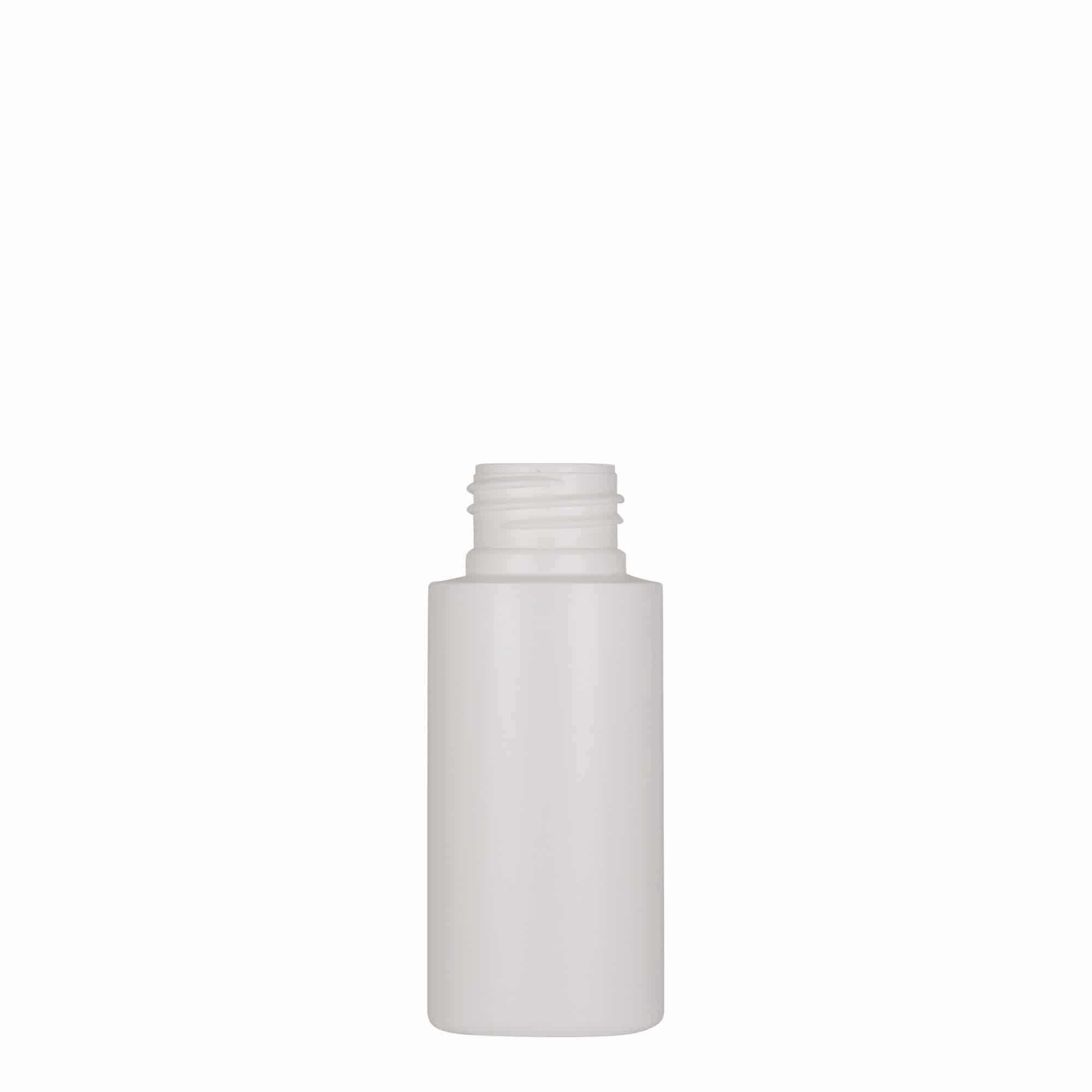 50 ml-es műanyag palack 'Pipe', Green HDPE, fehér, szájnyílás: GPI 24/410 50 ml-es műanyag palack 'Pipe', Green HDPE, fehér, szájnyílás: GPI 24/410