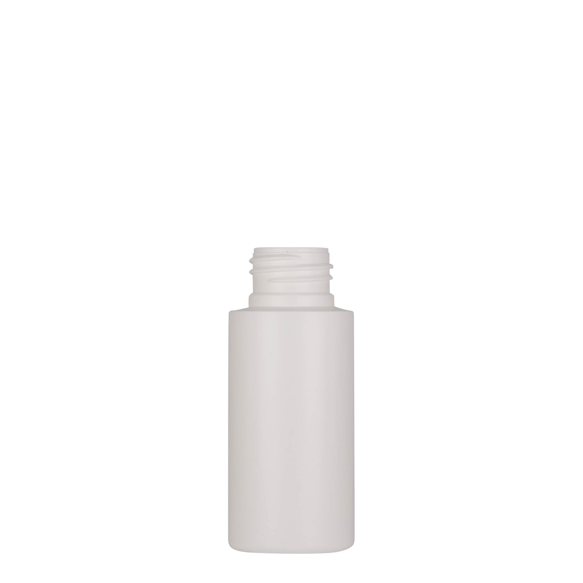 50 ml műanyag palack 'Pipe', zöld HDPE, fehér, nyílás: 24/410 50 ml műanyag palack 'Pipe', zöld HDPE, fehér, nyílás: 24/410