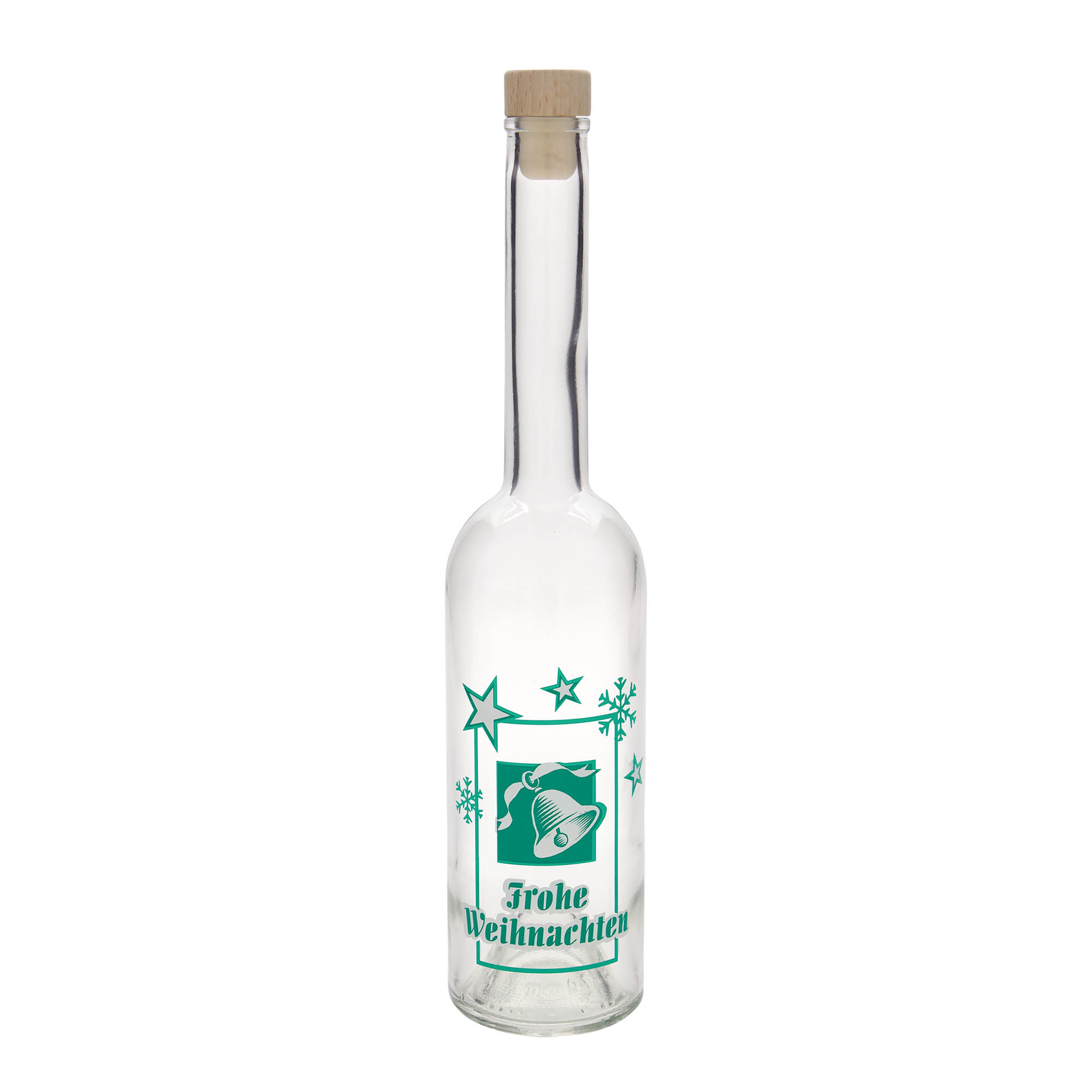 500 ml üvegpalack 'Opera', motívum: Boldog Karácsonyt, nyílás: parafa 500 ml üvegpalack 'Opera', motívum: Boldog Karácsonyt, nyílás: parafa