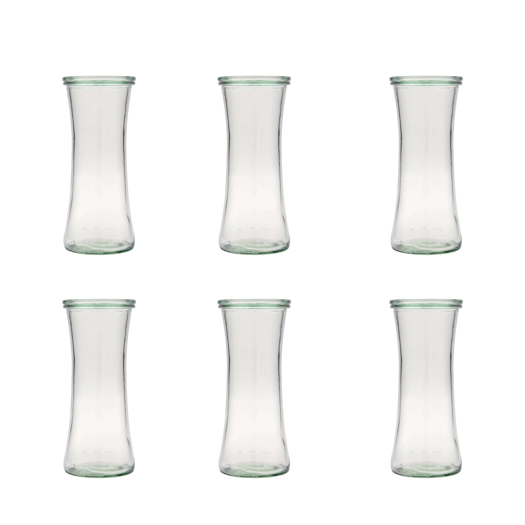 6x 730 ml WECK-gourmetüveg üvegfedéllel RR 80
