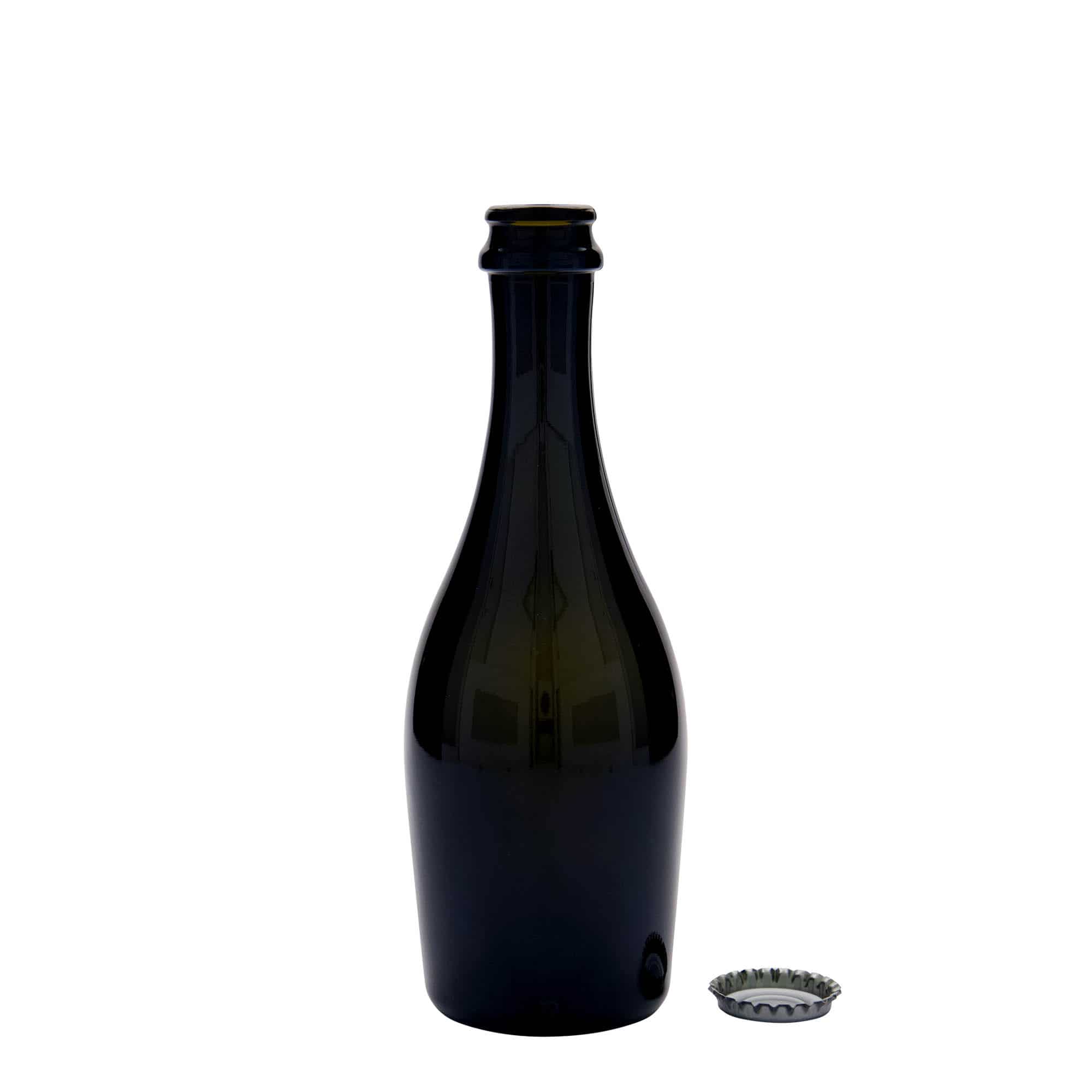 330 ml-es pezsgősüveg 'Carmen', üveg, antikzöld, szájnyílás: söröskupak 330 ml-es pezsgősüveg 'Carmen', üveg, antikzöld, szájnyílás: söröskupak