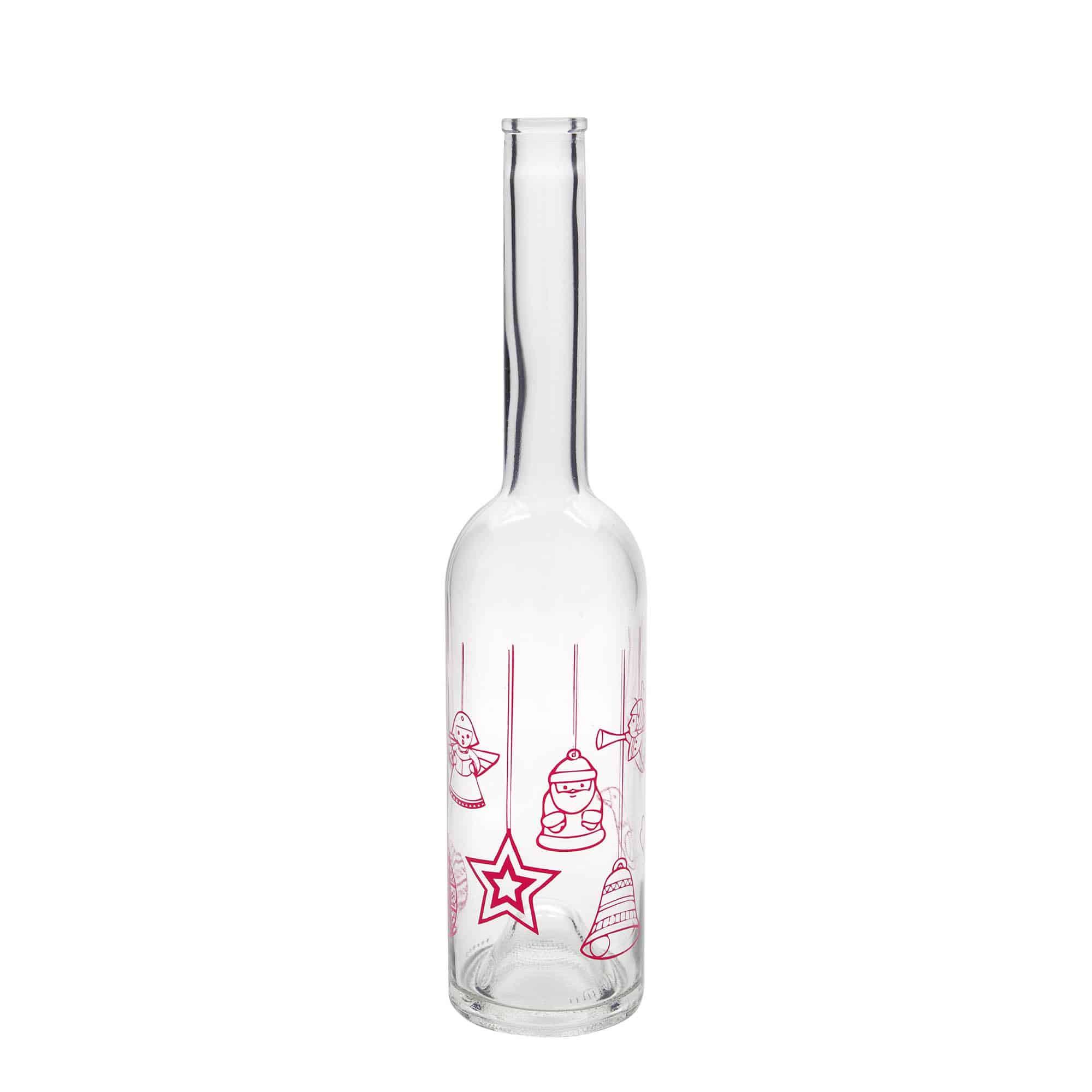 500 ml üvegpalack 'Opera', motívum: csillagok, nyílás: parafa
