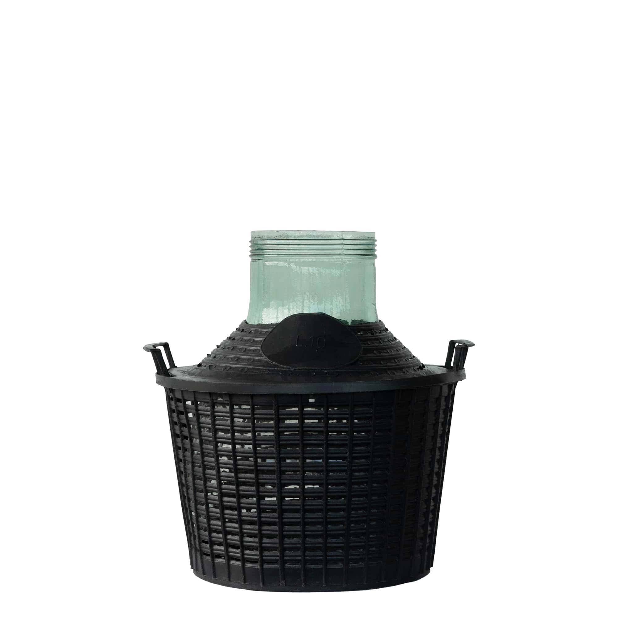 10 l ballonpalack széles nyakú, üveg, nyílás: csavarzár