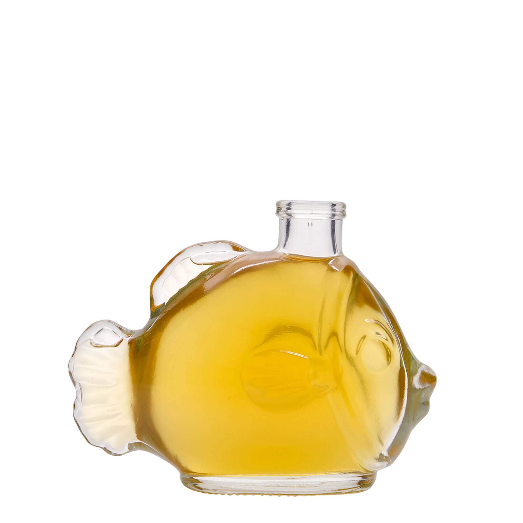 200 ml üvegpalack 'Hal', nyílás: parafa