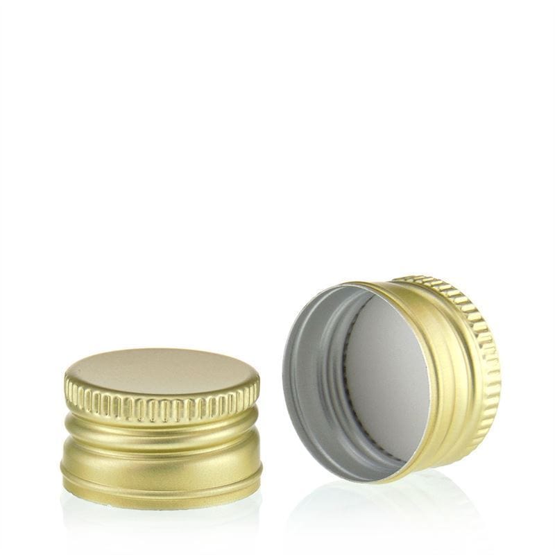 Csavarzár, fém, arany, nyílásra: PP 28 Csavarzár, fém, arany, nyílásra: PP 28