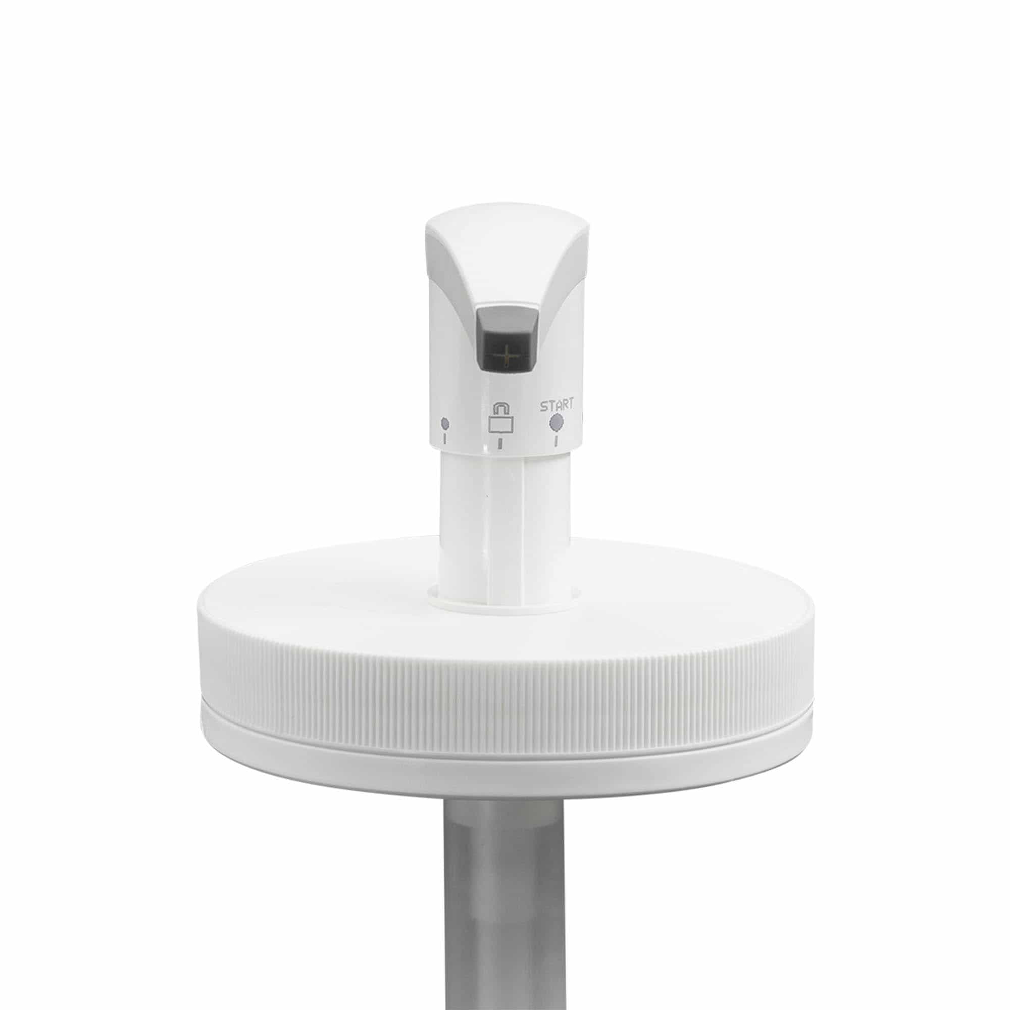 Adagolópumpa 1240 ml-es 'Securibox'-hoz, PE-műanyag, fehér, a következő szájnyíláshoz: csavaros kupak Adagolópumpa 1240 ml-es 'Securibox'-hoz, PE-műanyag, fehér, a következő szájnyíláshoz: csavaros kupak