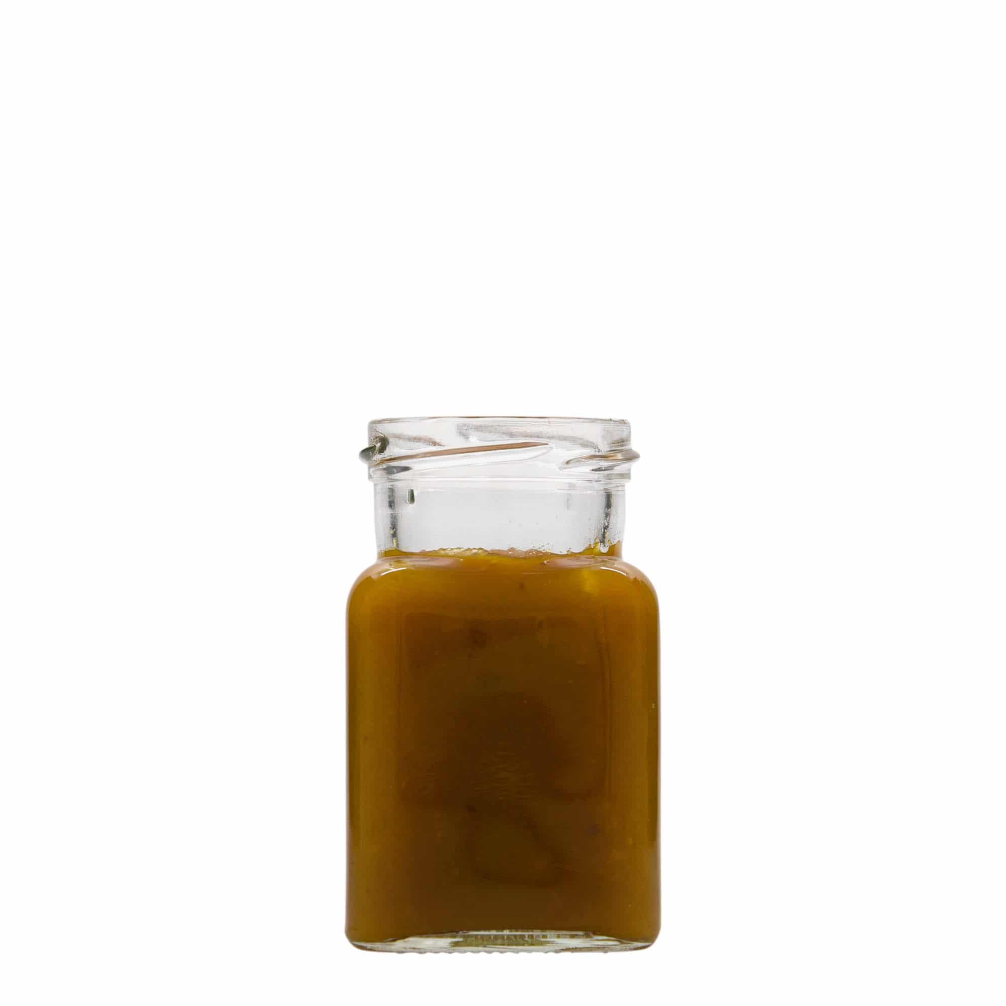 150 ml-es négyszögletű üveg, szájnyílás: Twist-Off (TO 53)